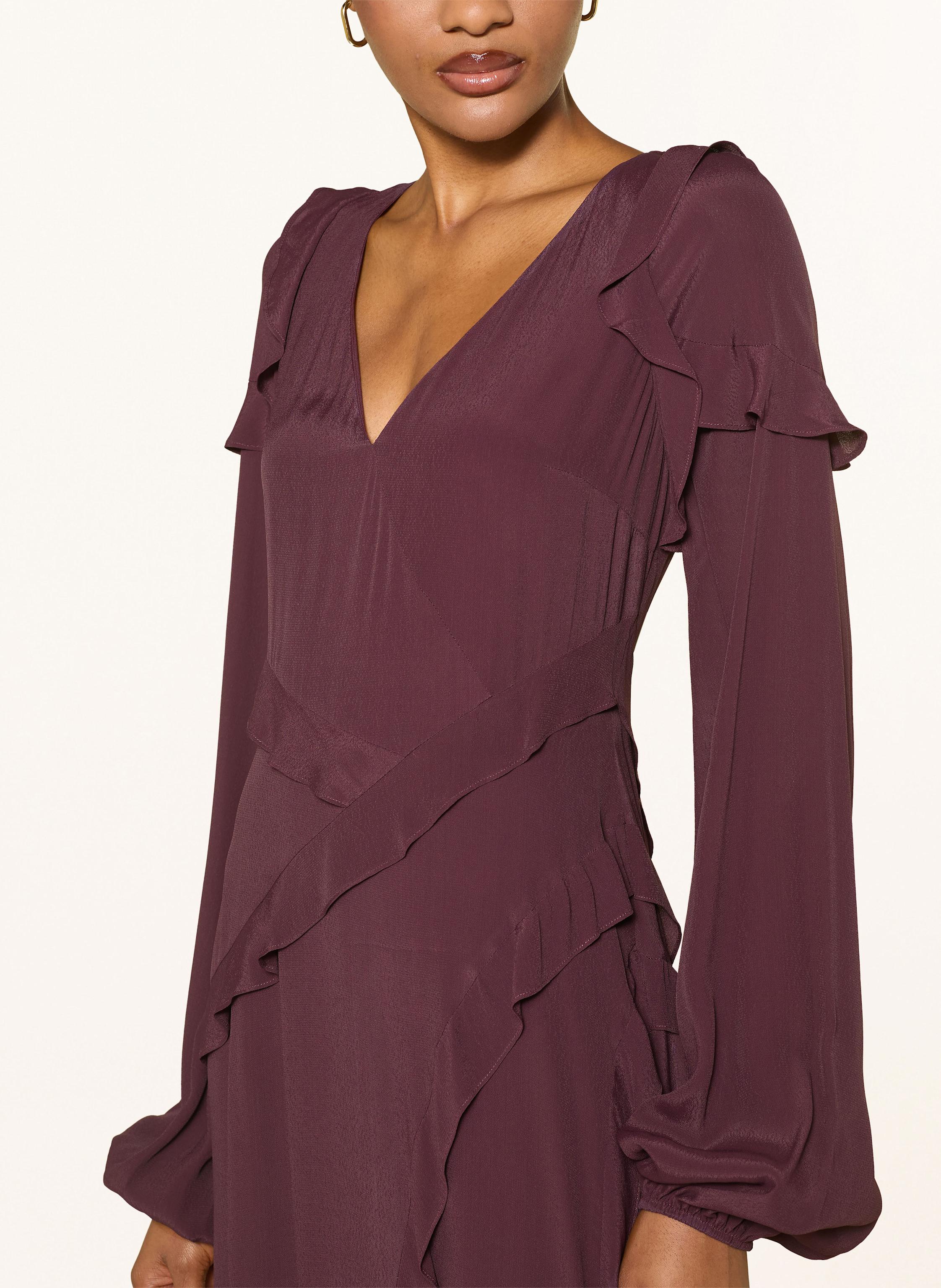Thumbnail - Ted Baker Kleid Truea Mit Volants rot