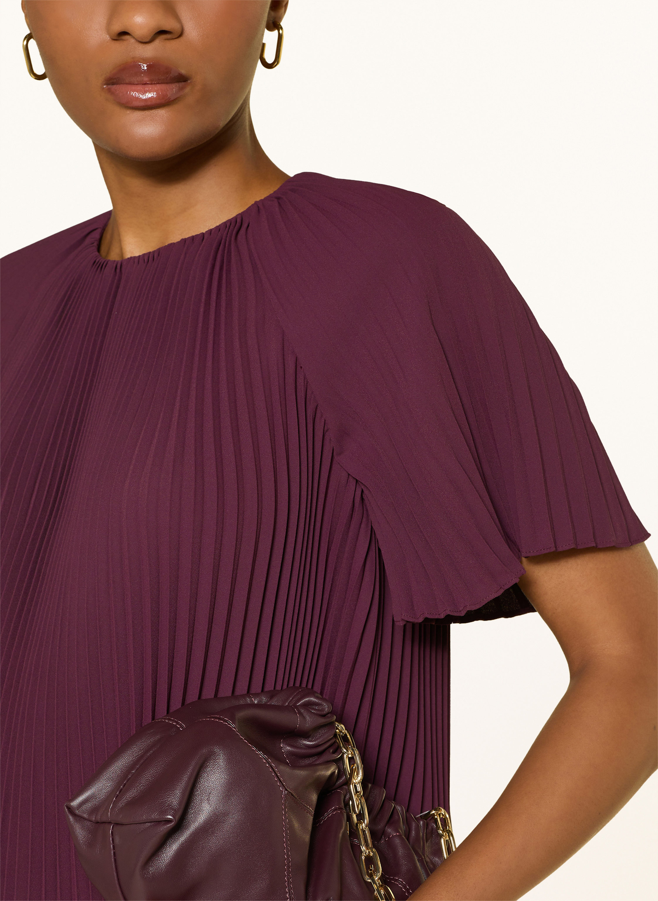 Thumbnail - Ted Baker Blusenshirt Agara Mit Plissees rot