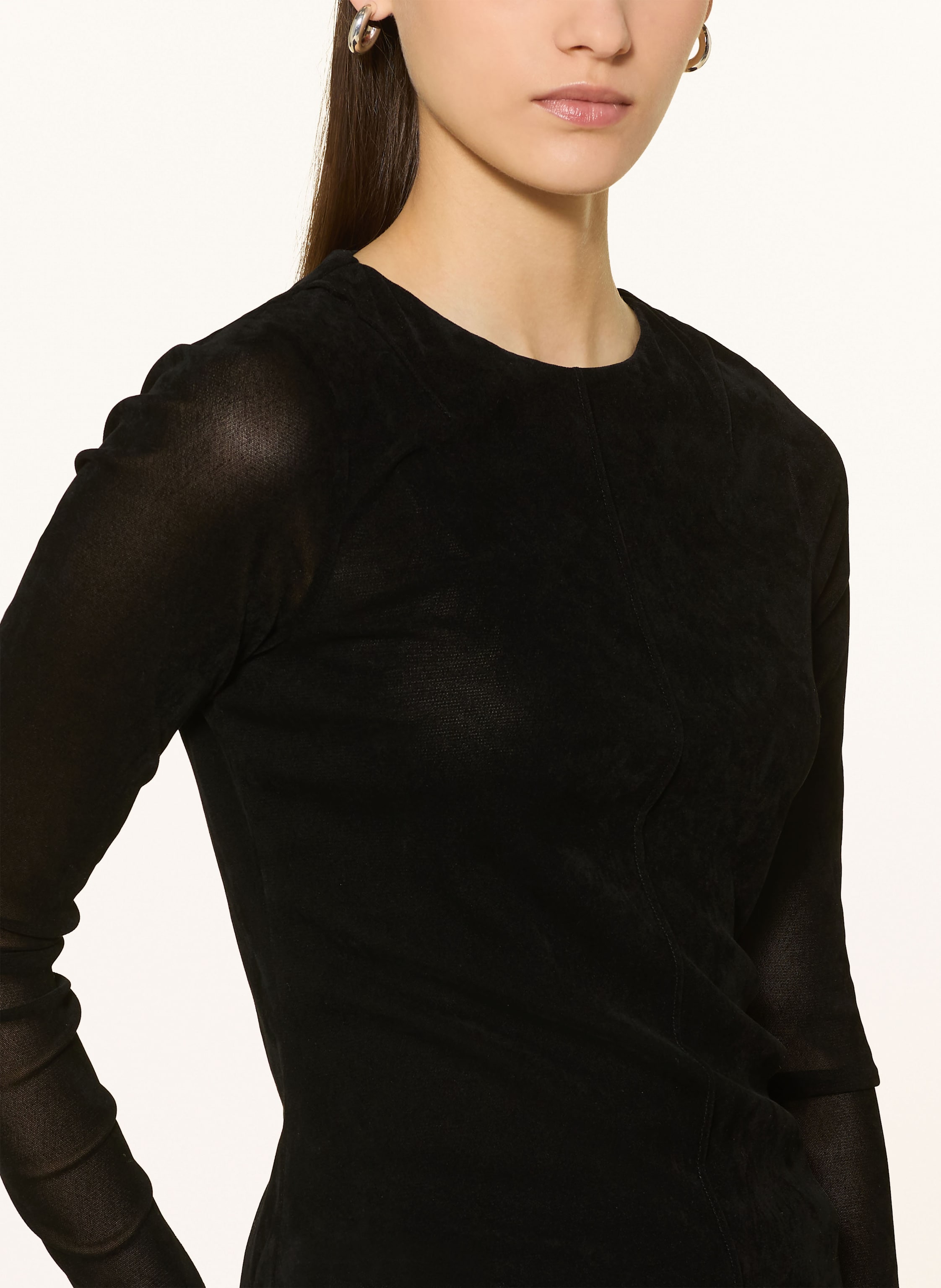 Thumbnail - Ted Baker Longsleeve Sancie Aus Samt schwarz