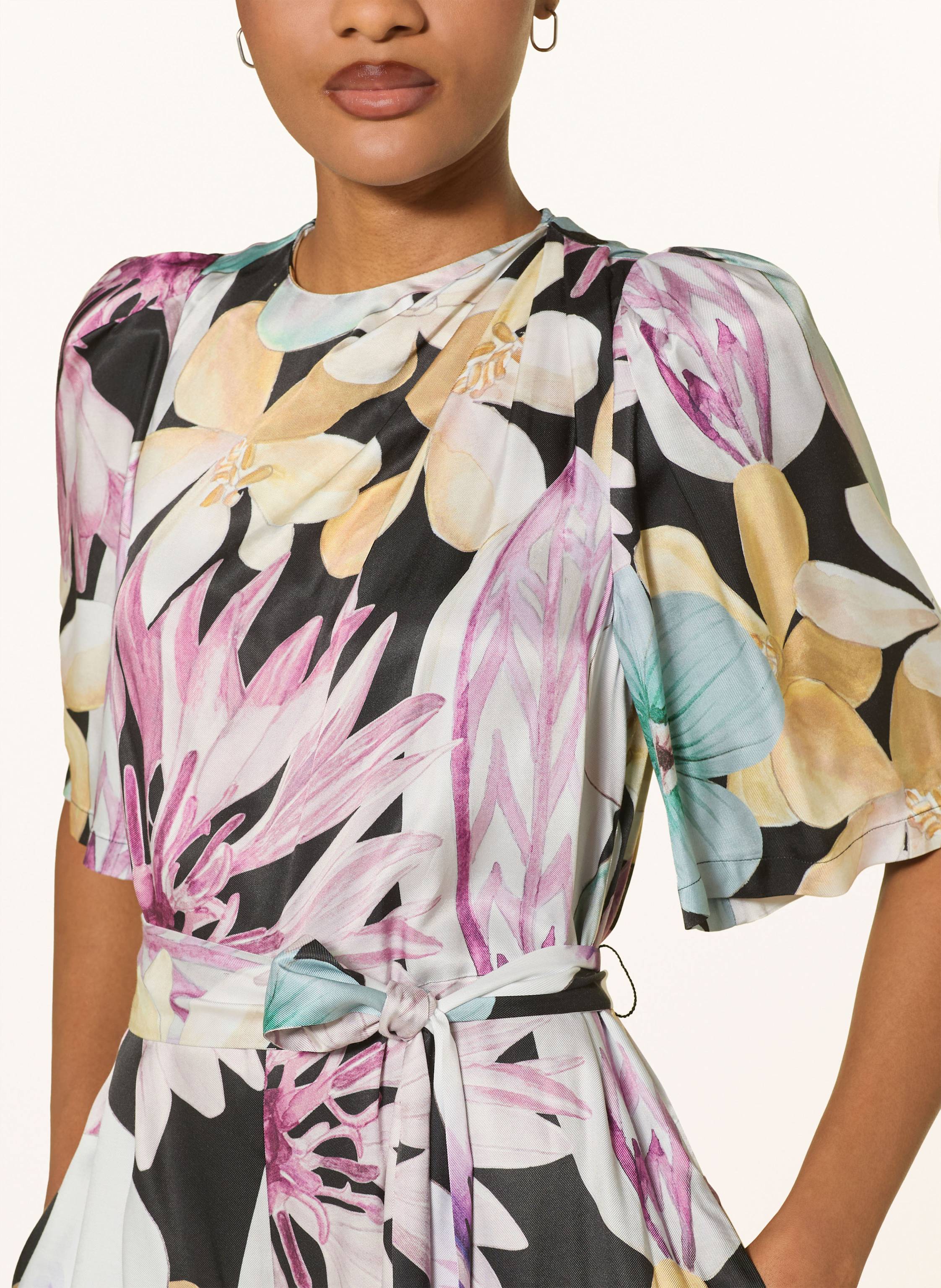 Thumbnail - Ted Baker Jumpsuit Sunshi Aus Satin schwarz