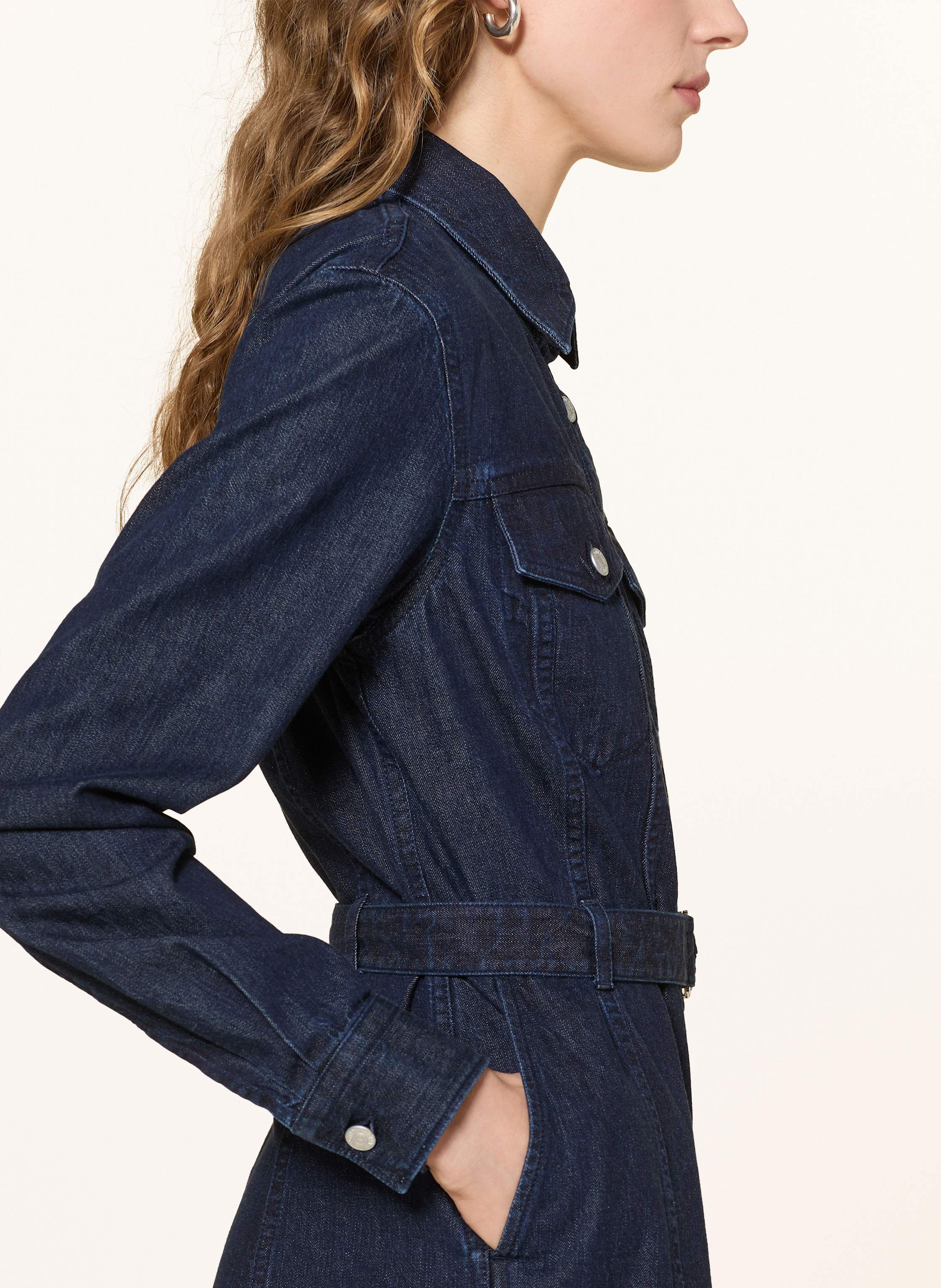 Thumbnail - Tommy Jeans Hemdblusenkleid Aus Jeans blau