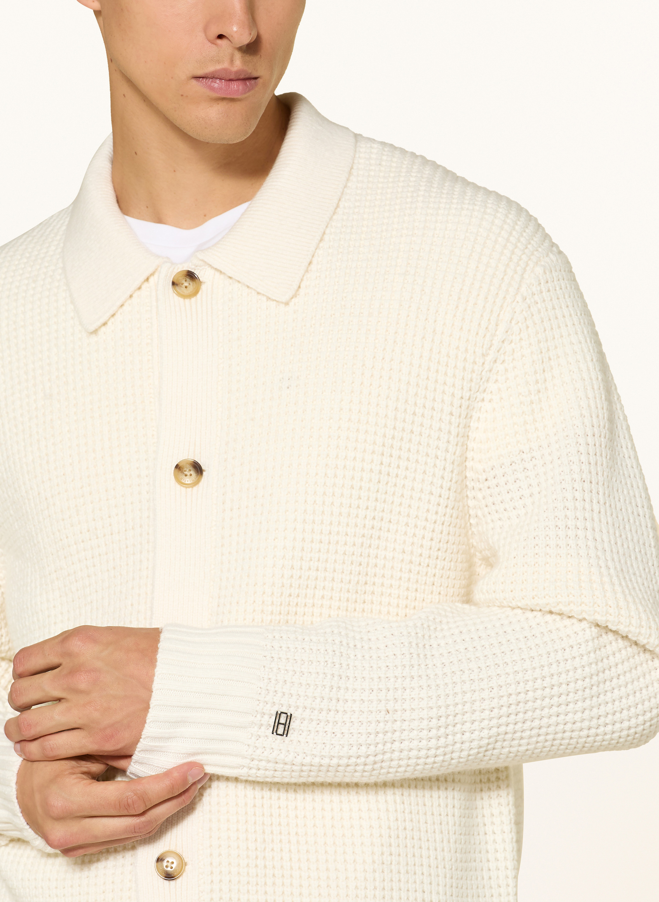 Thumbnail - Tommy Hilfiger Strickjacke beige