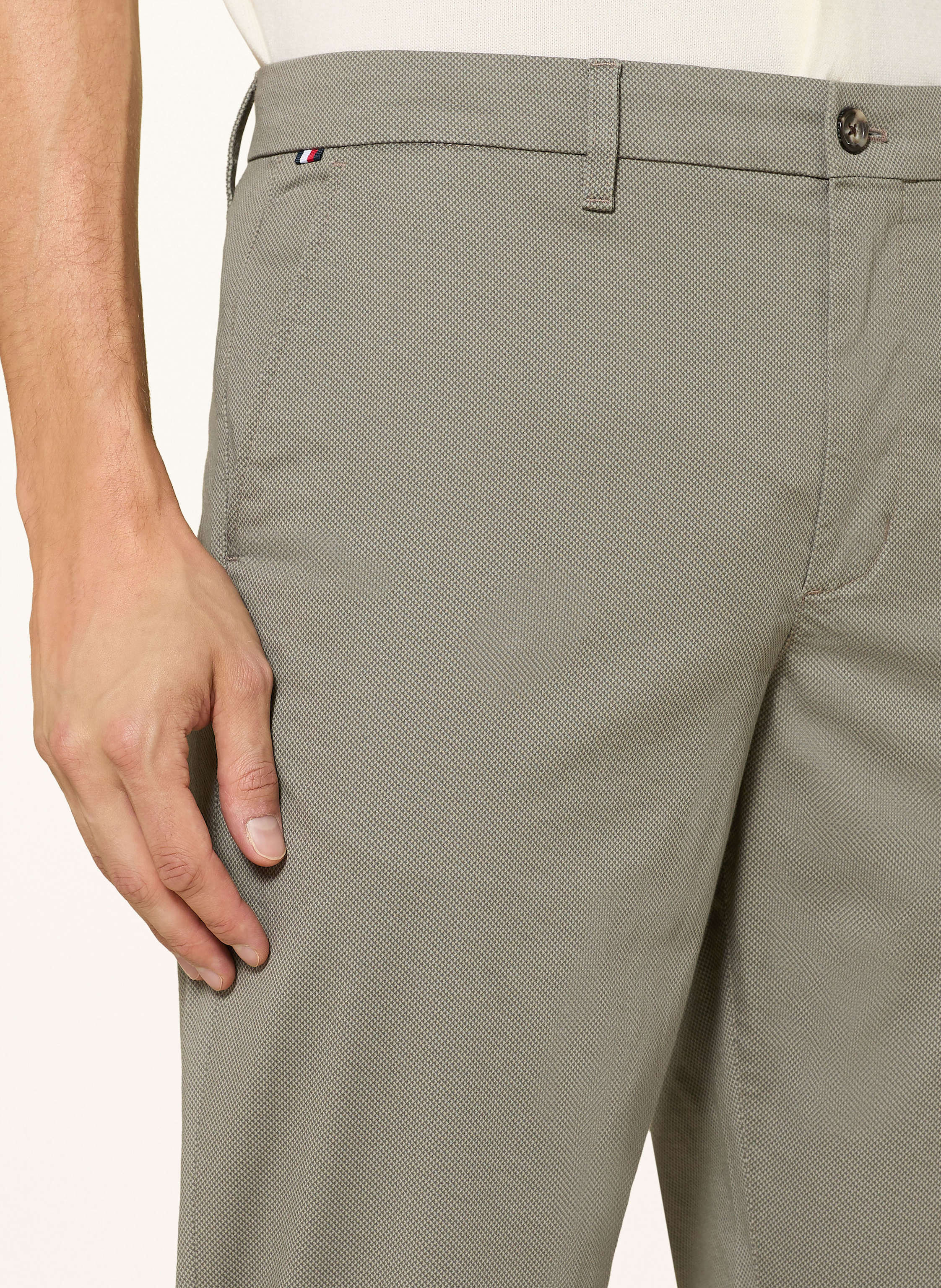 Thumbnail - Tommy Hilfiger Chino Straight Fit grau