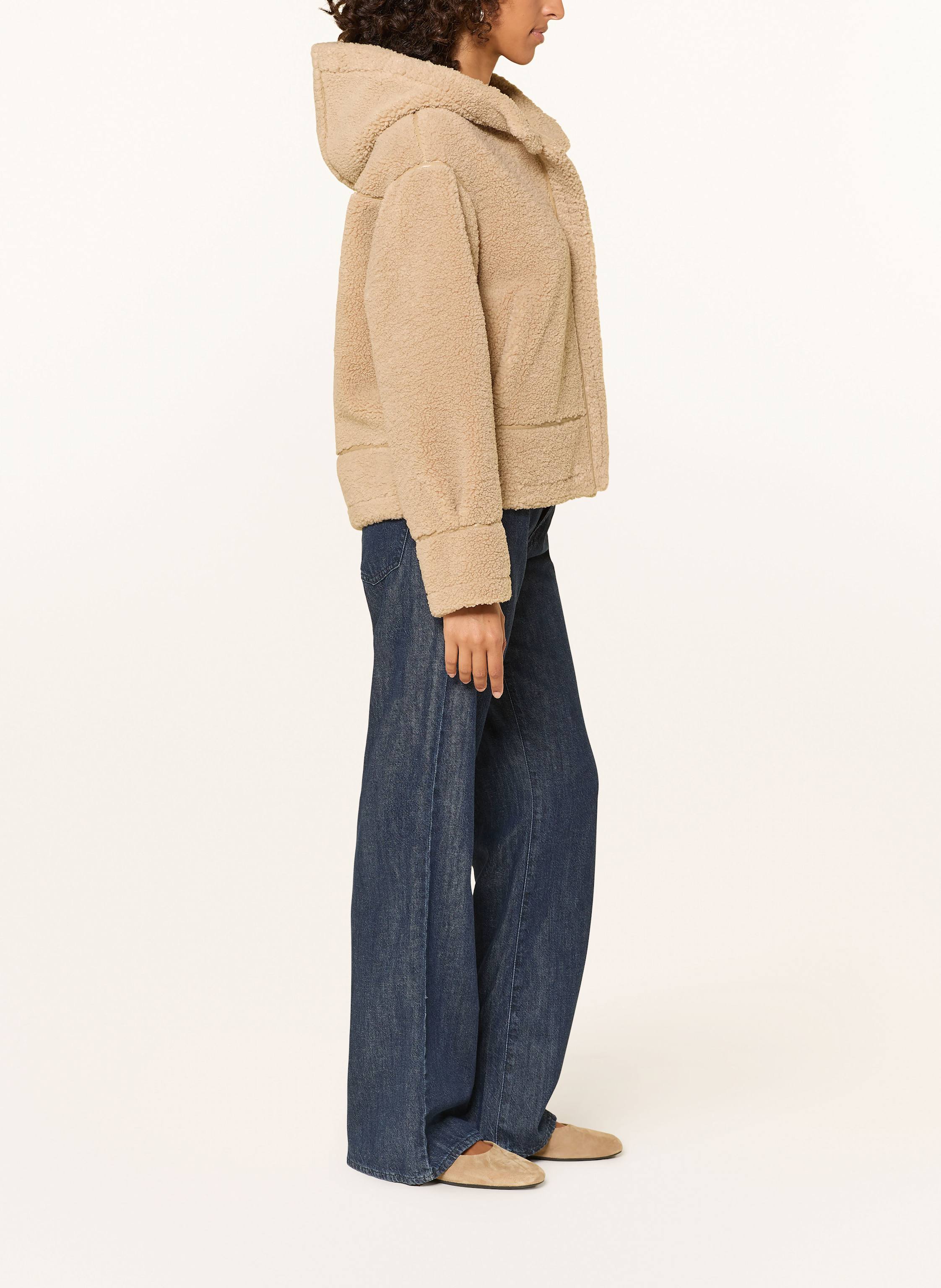 Thumbnail - Rino & Pelle Teddyfell-Jacke beige