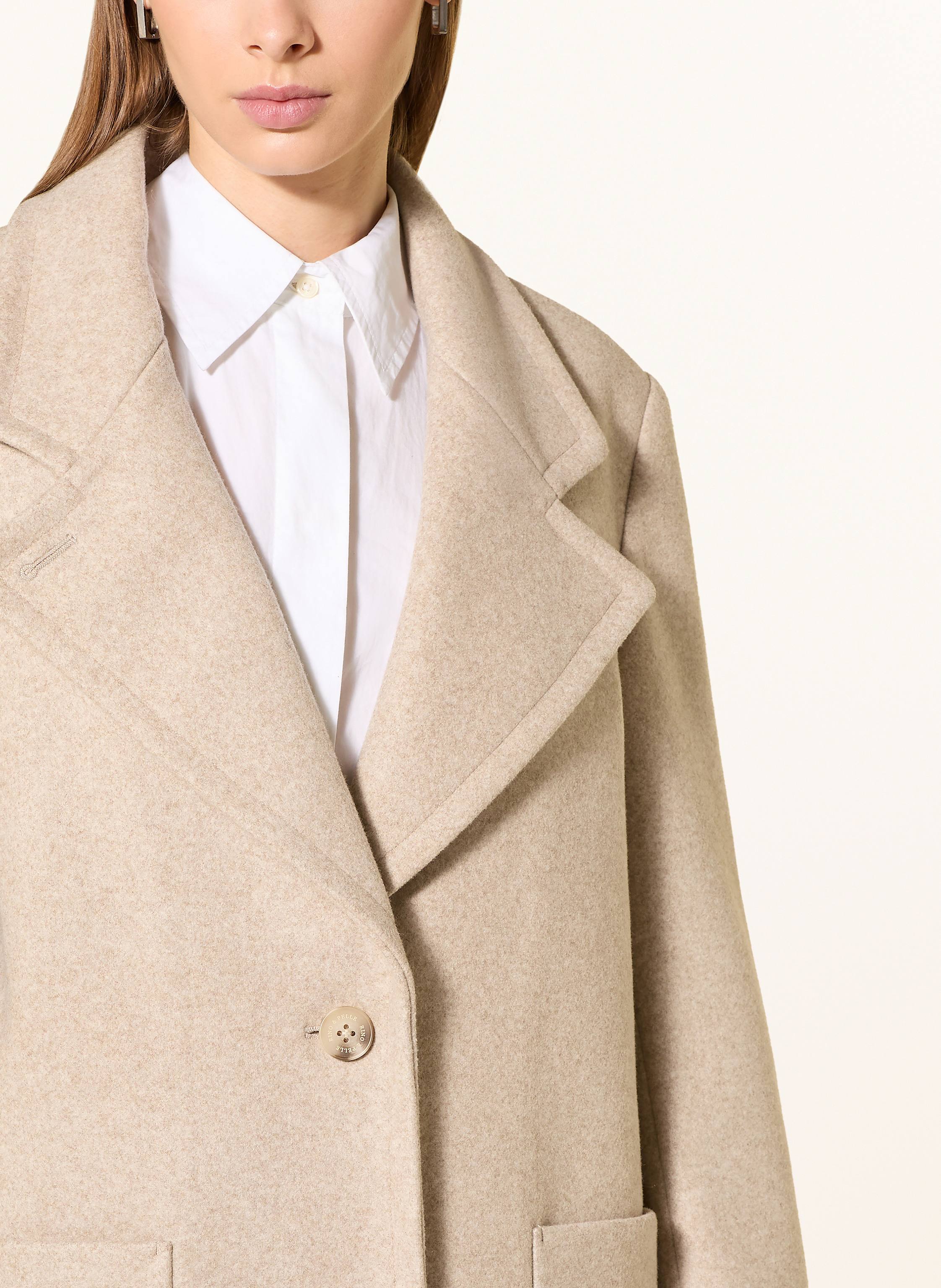 Thumbnail - Rino & Pelle Mantel Cecile beige