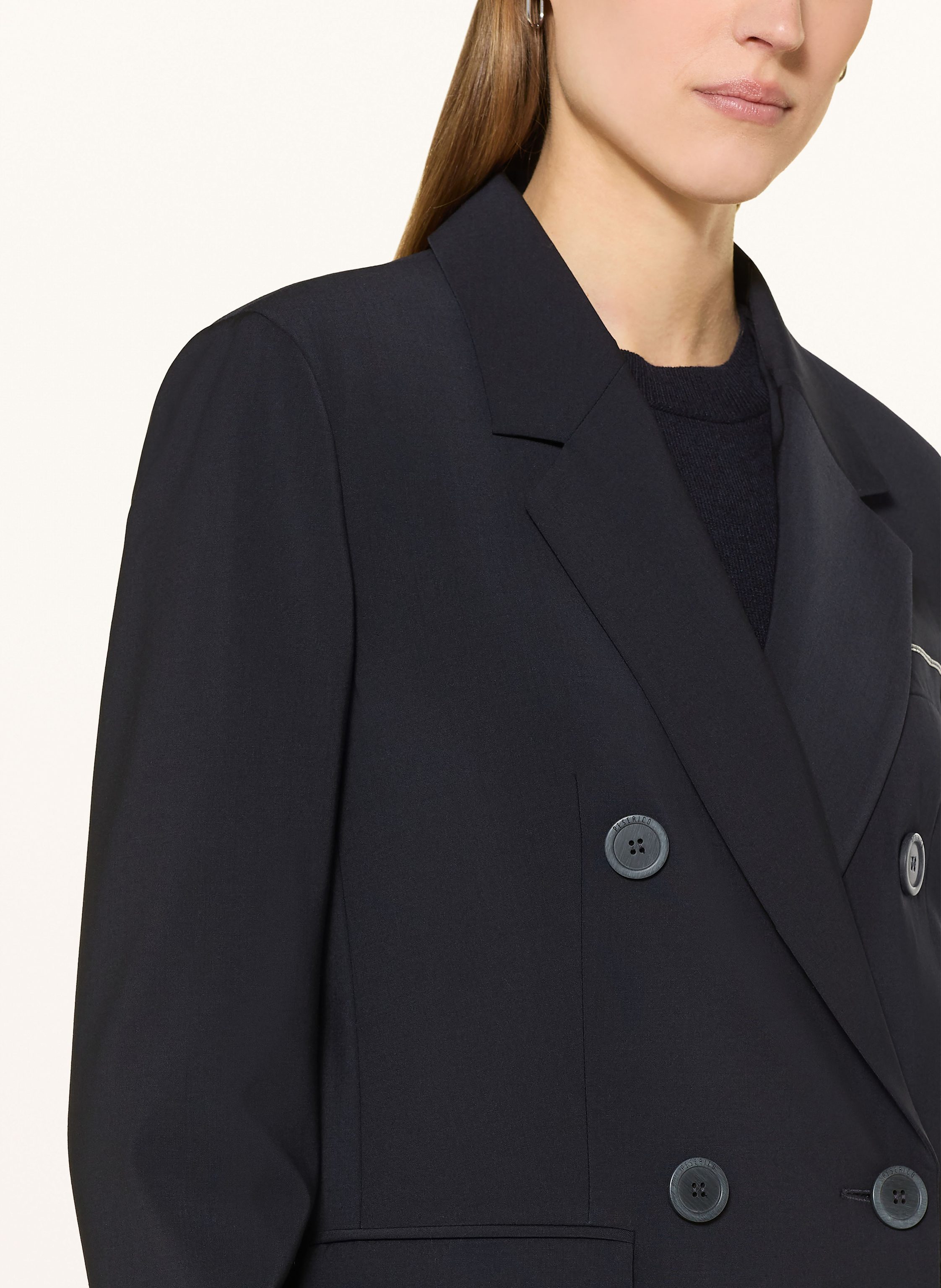 Thumbnail - Peserico Blazer Mit Schmucksteinen blau