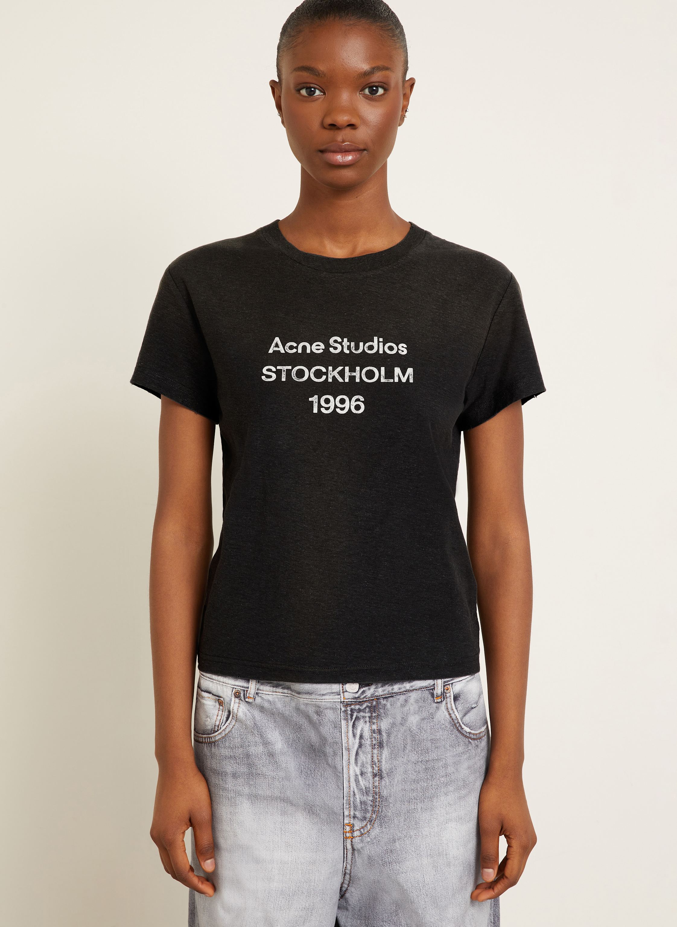 Thumbnail - Acne Studios T-Shirt schwarz