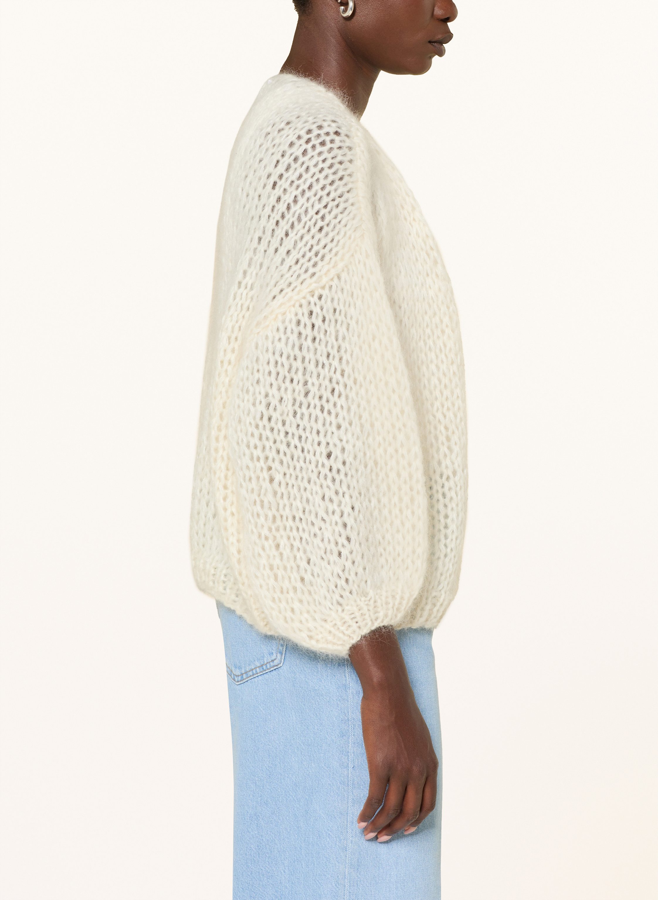 Thumbnail - Maiami Strickhülle Mit Mohair beige