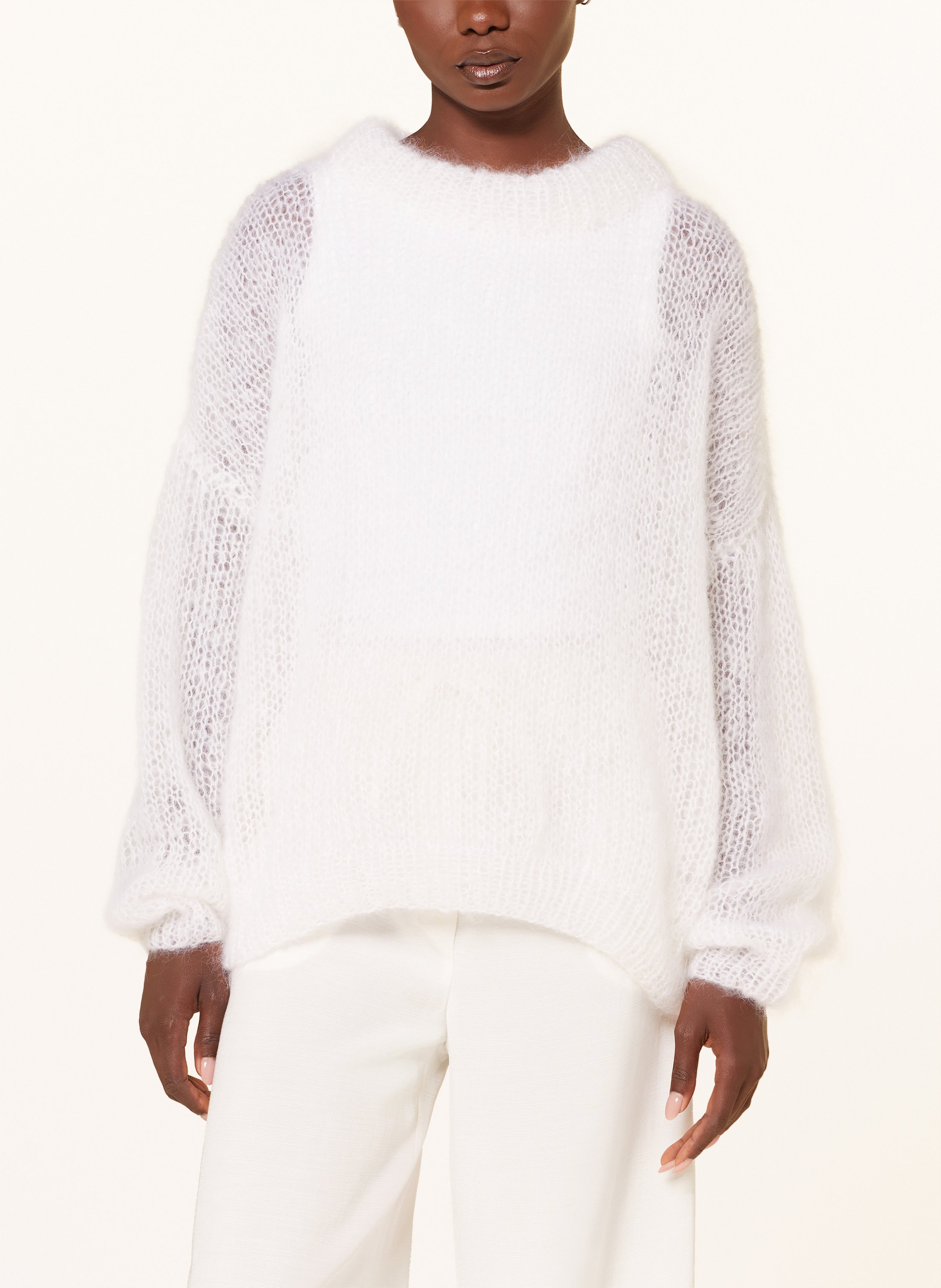 Thumbnail - Maiami Mohair-Pullover weiss