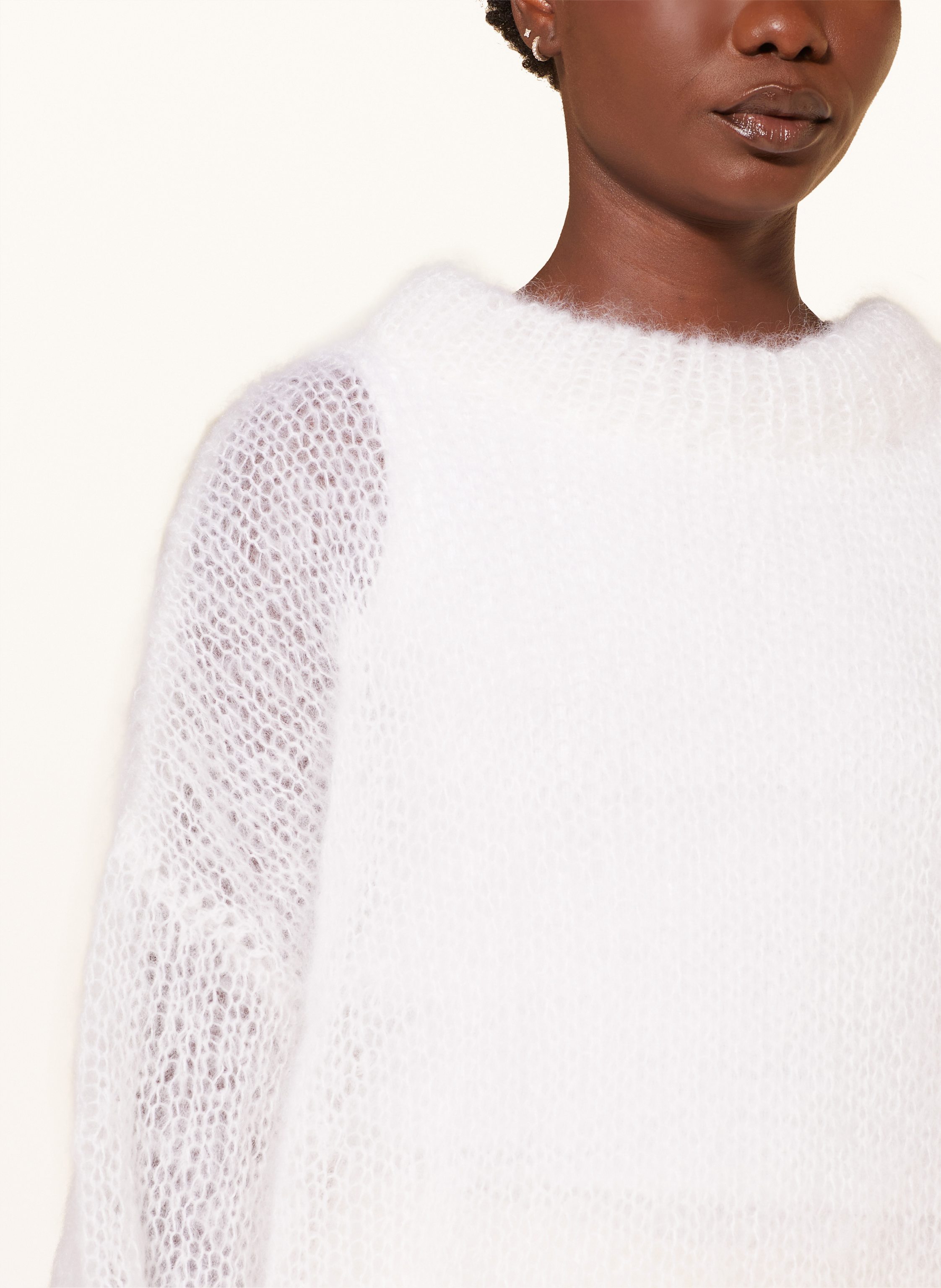 Thumbnail - Maiami Mohair-Pullover weiss