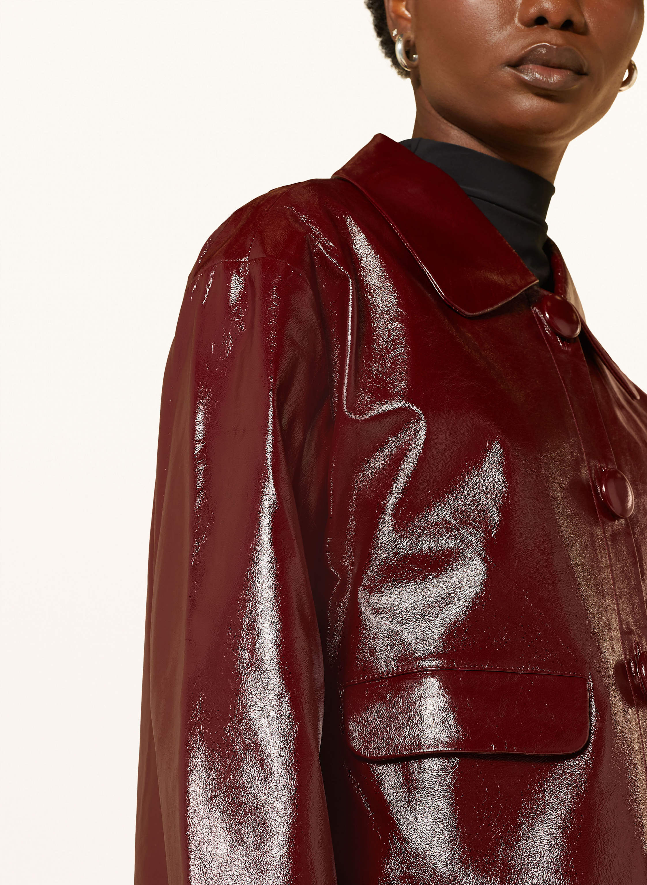 Thumbnail - Self-Portrait Lederjacke rot