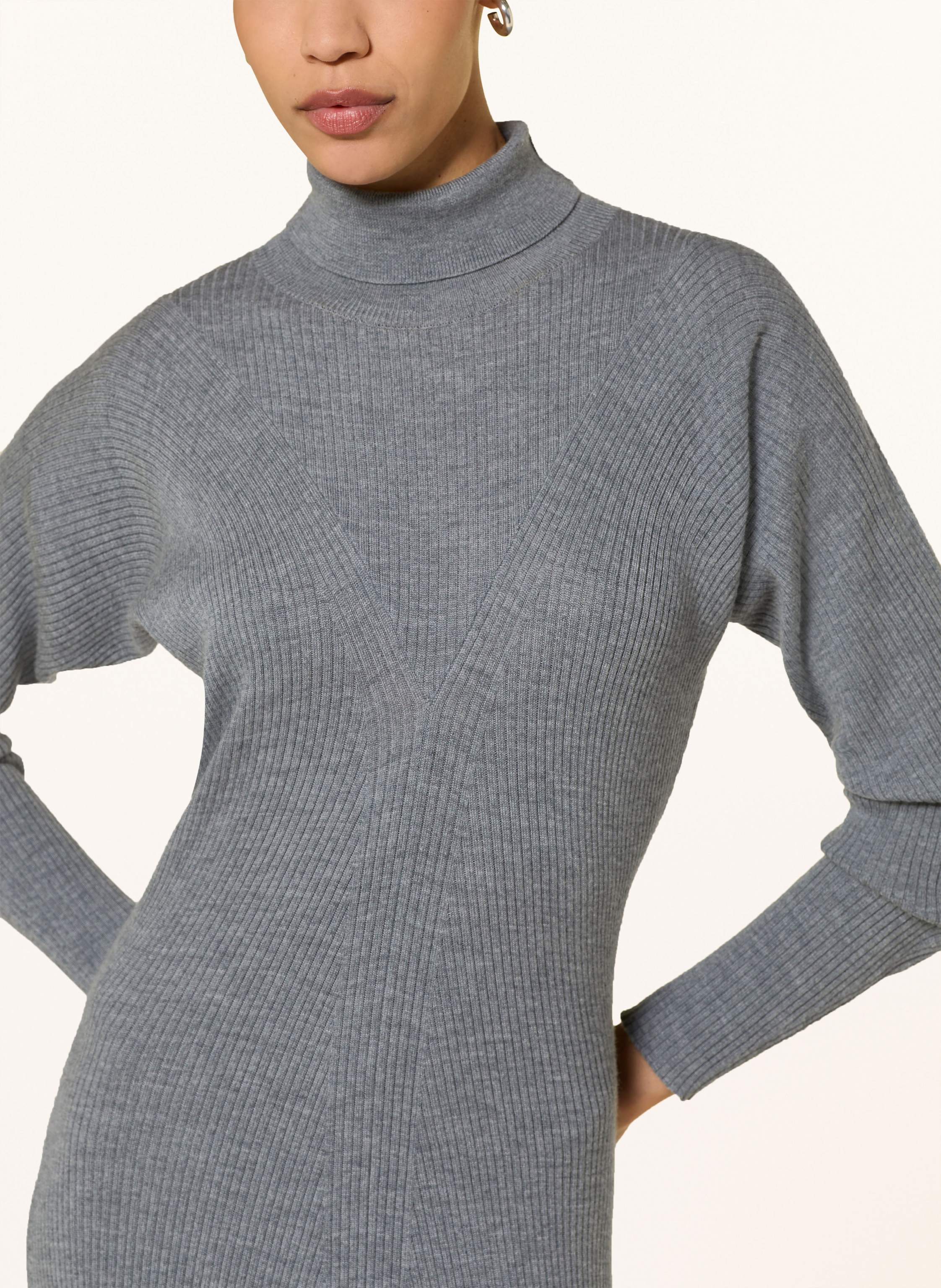 Thumbnail - Boss Strickkleid Forbini grau