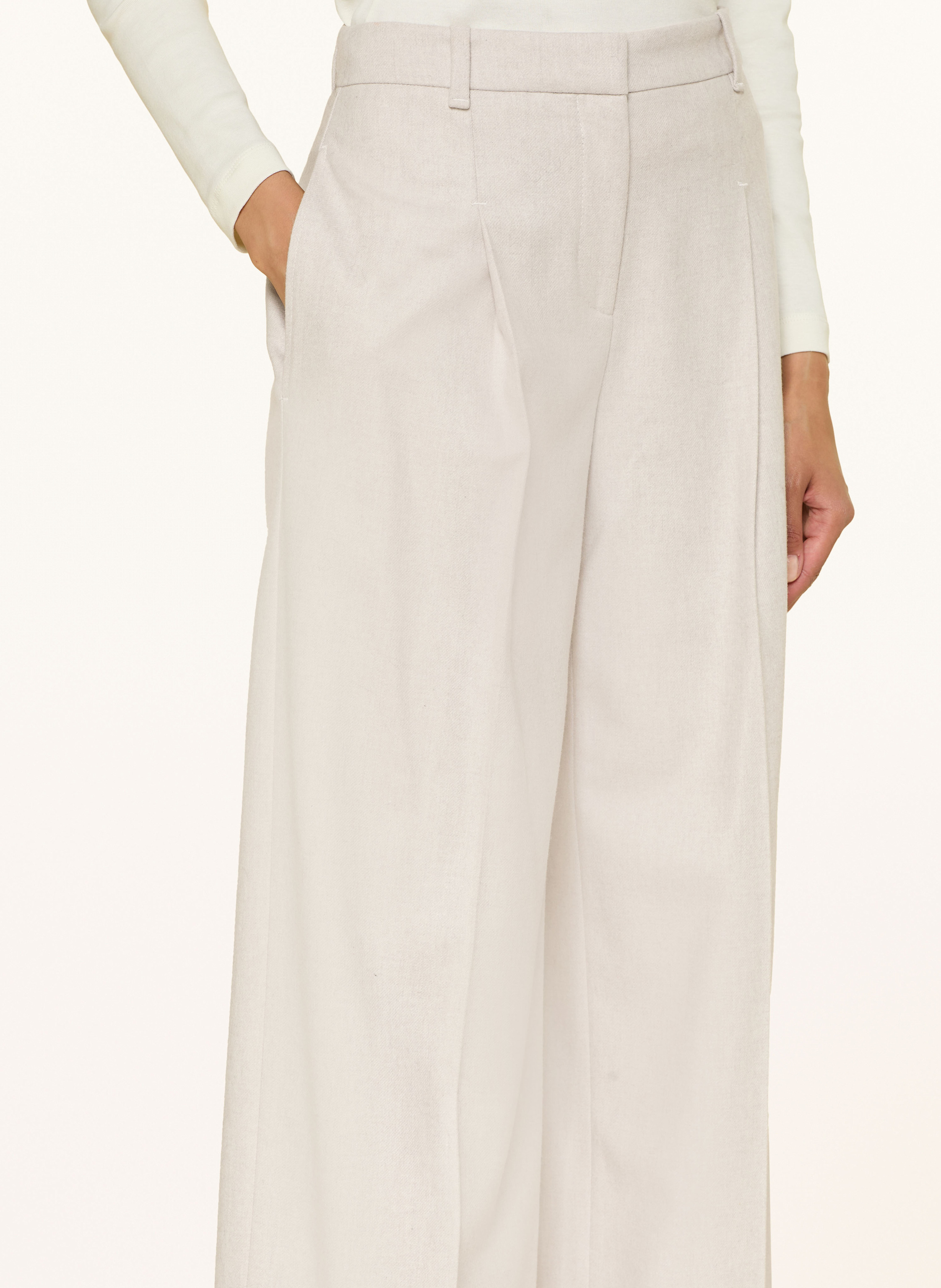 Thumbnail - Boss Marlenehose Tiana weiss