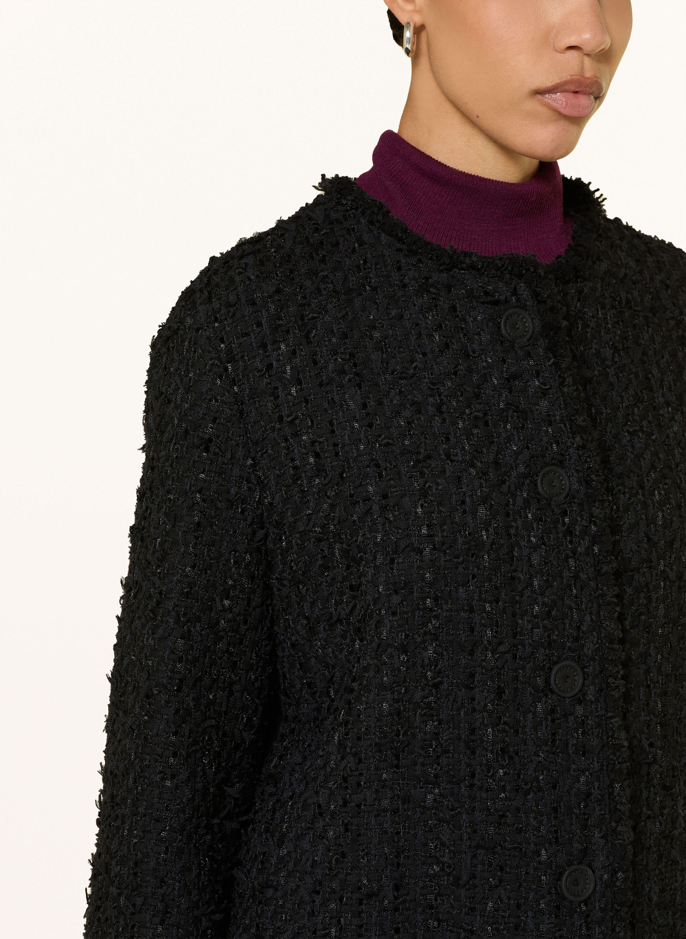 Thumbnail - Boss Tweed-Mantel Jokila schwarz