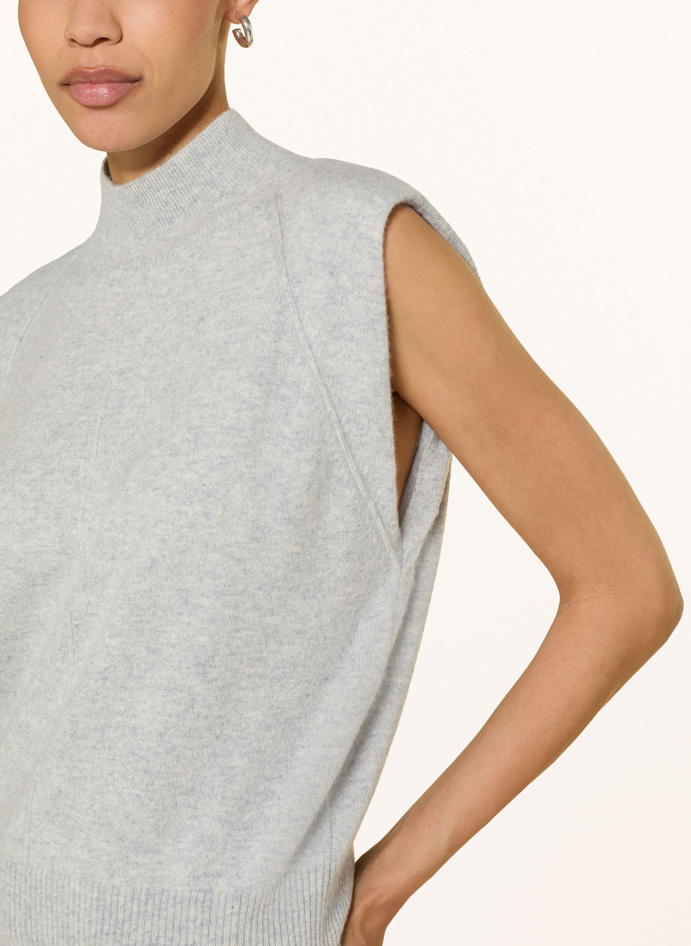 Thumbnail - Boss Cashmere-Pullunder Futrani grau