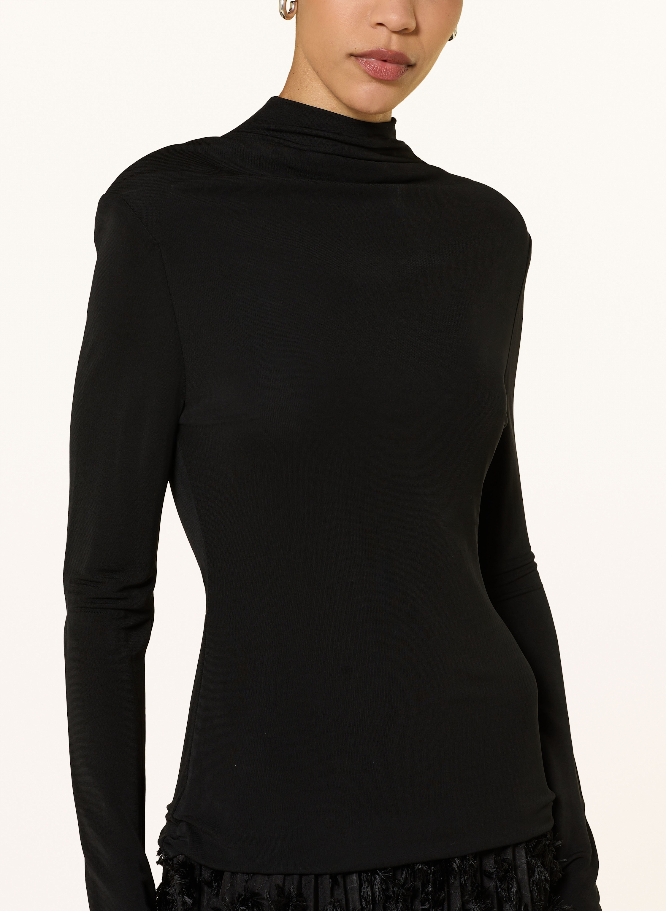 Thumbnail - Boss Kleid Ecicla Mit Plissees schwarz