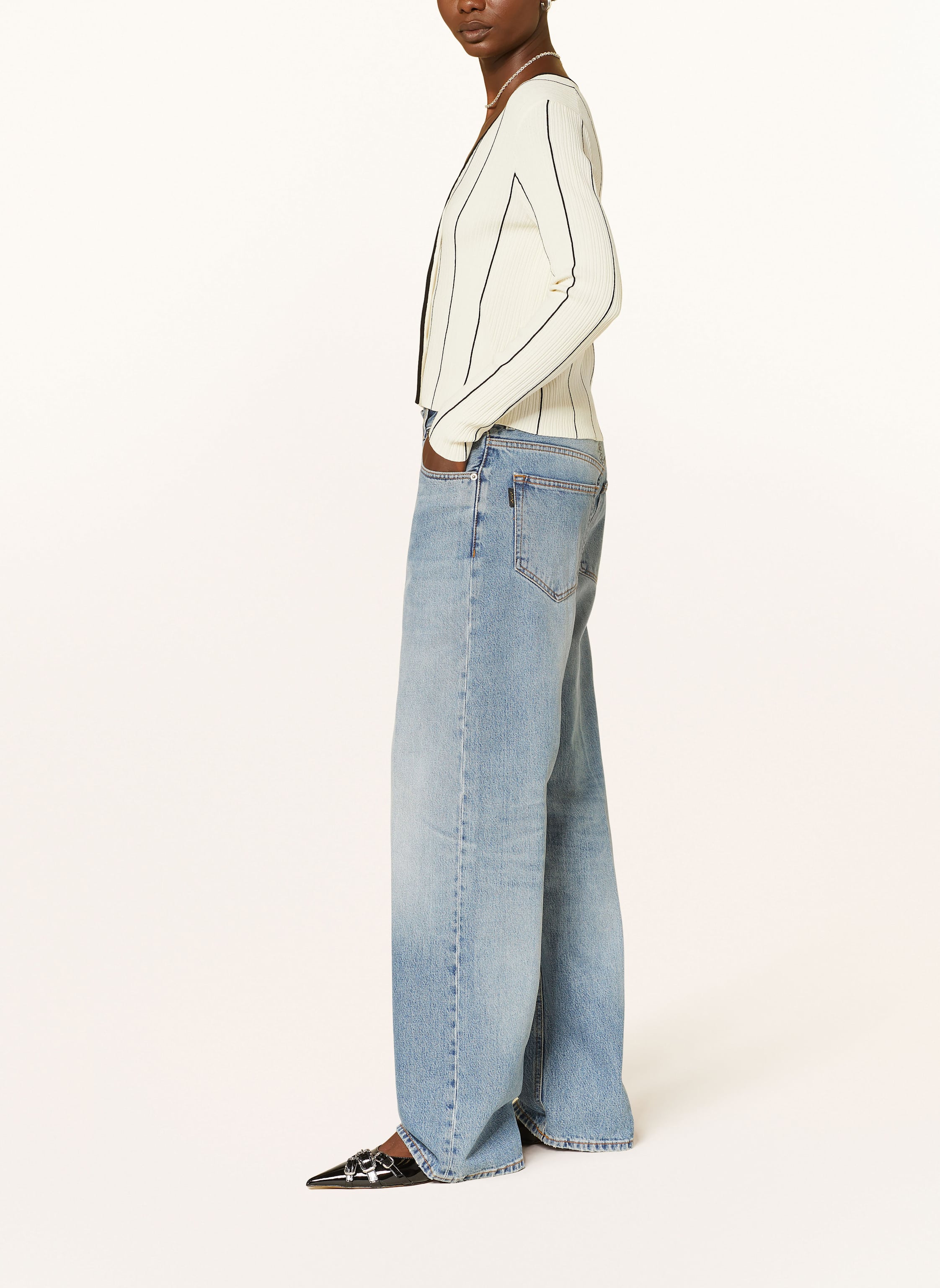 Thumbnail - Haikure Straight Jeans Bonnie blau