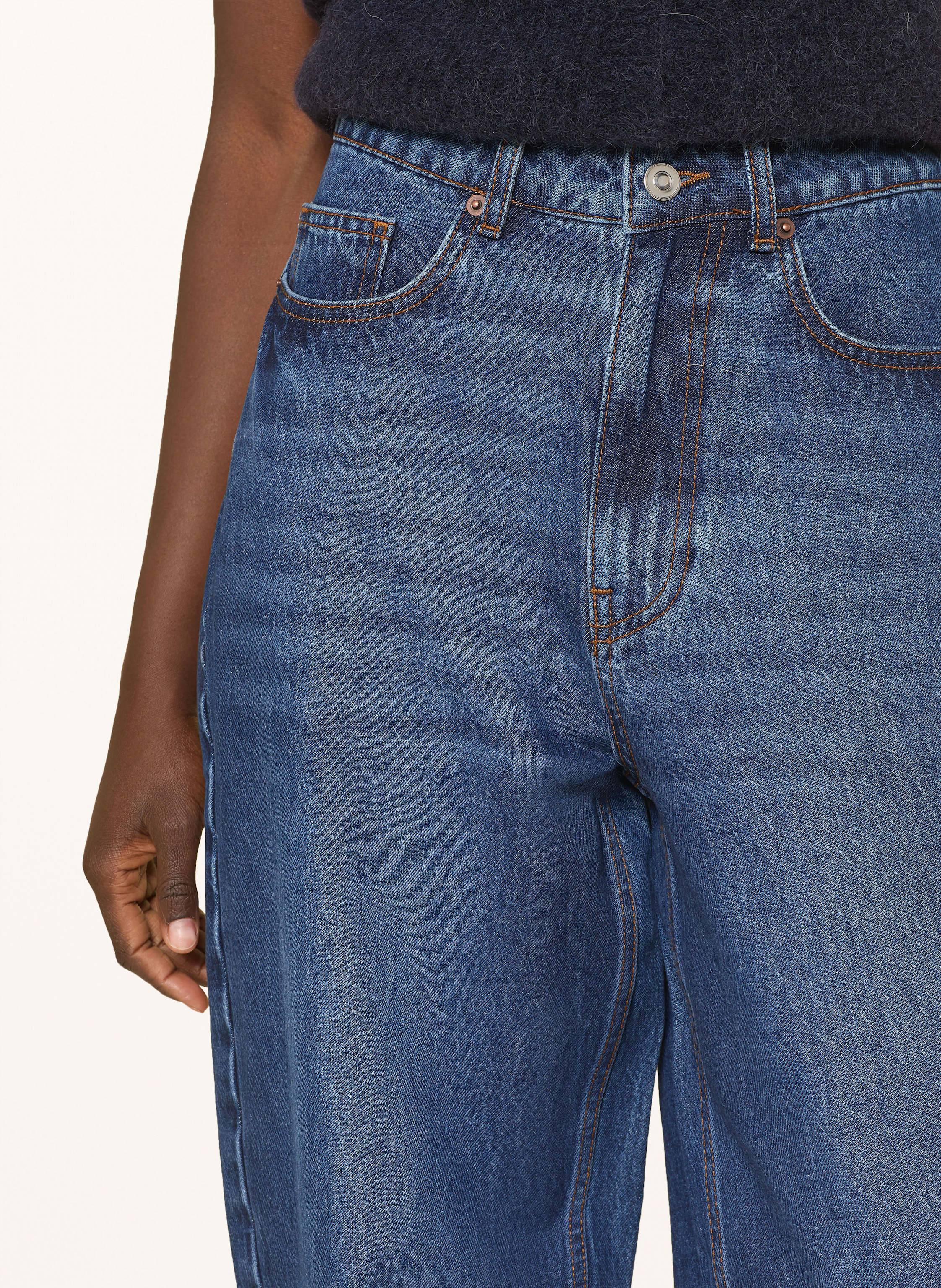 Thumbnail - Darling Harbour Barrel Jeans blau