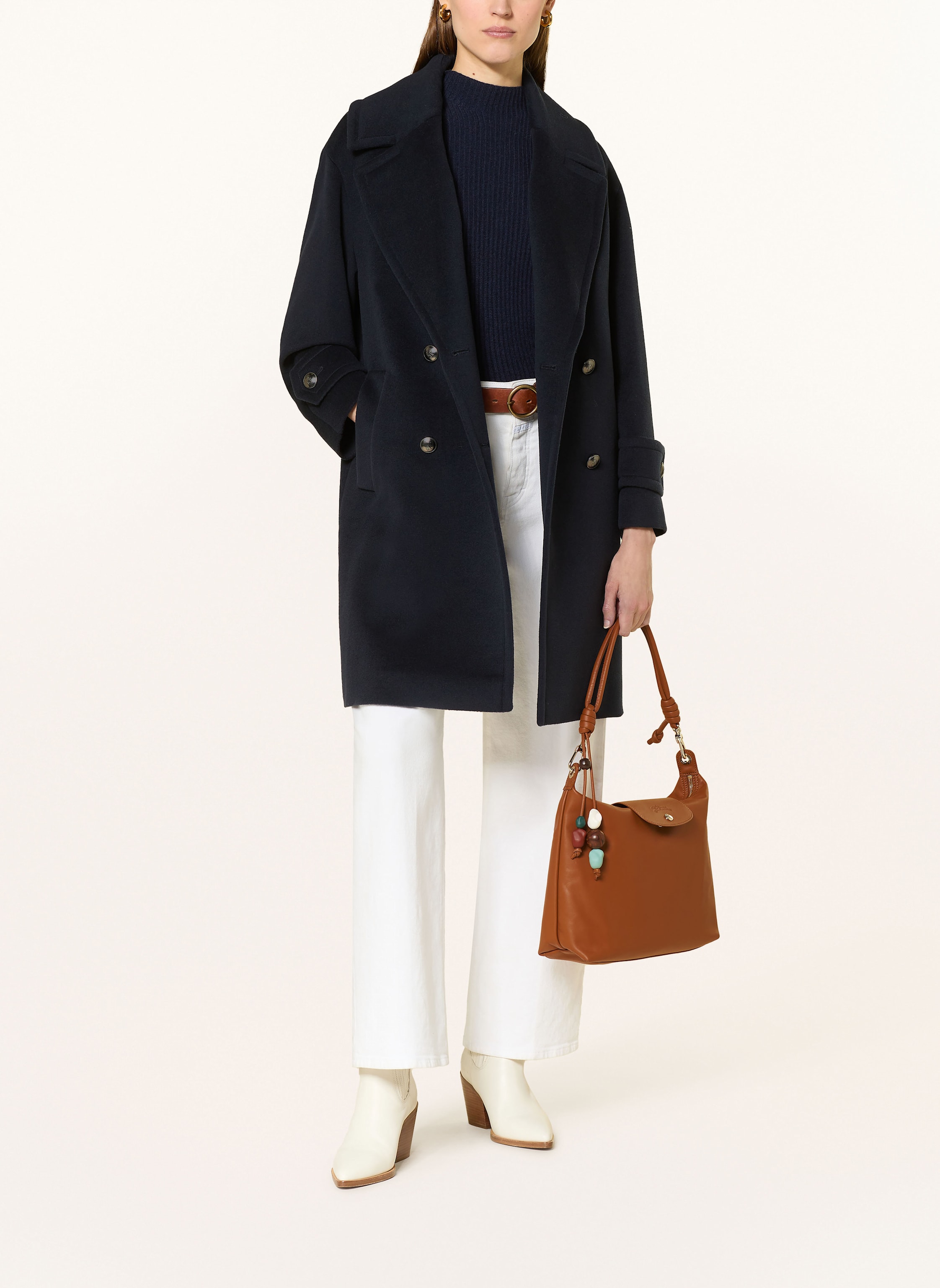 Thumbnail - Longchamp Hobo-Bag Le Pliage Ceramique braun