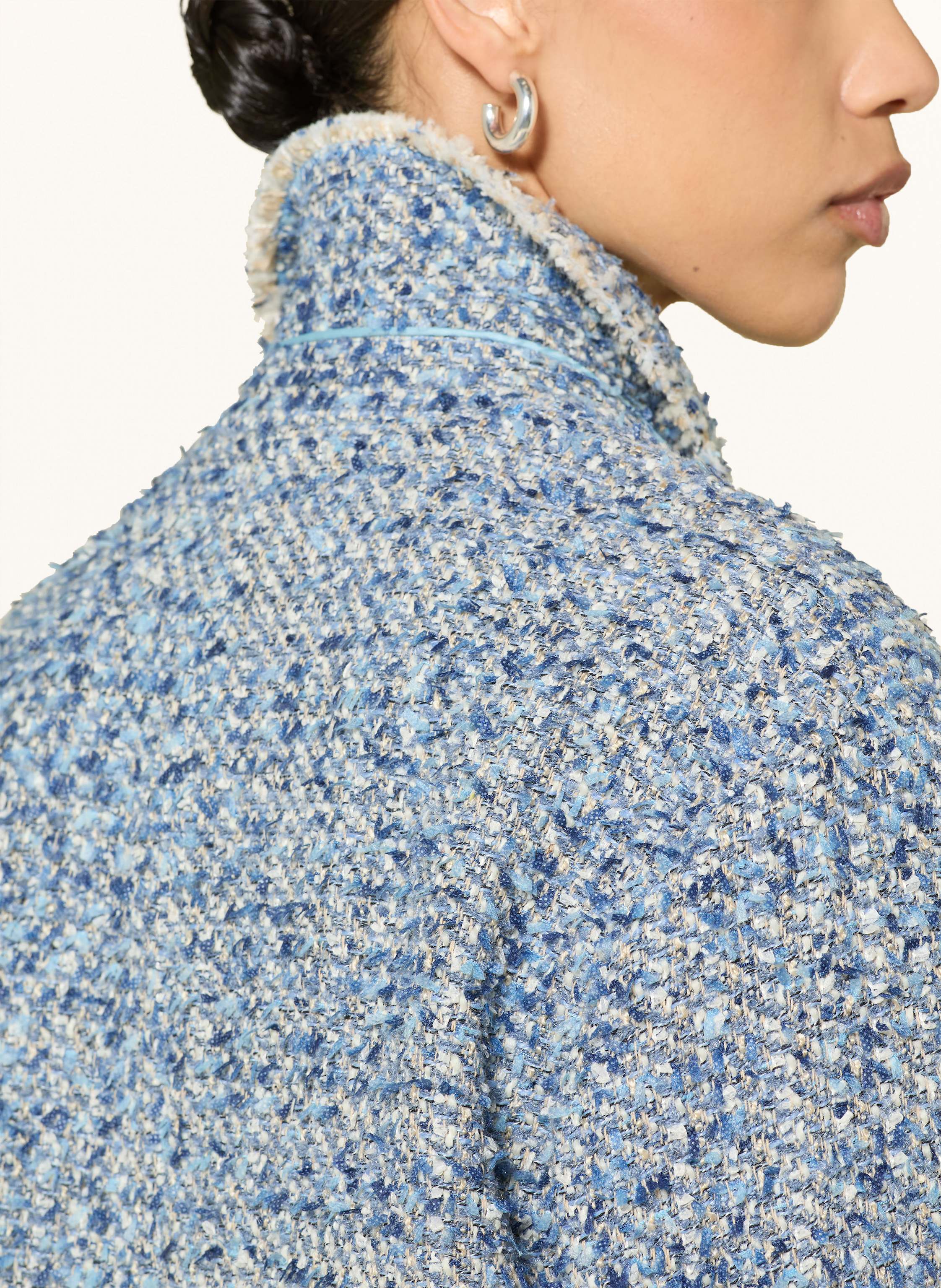 Thumbnail - Lilienfels Bouclé-Jacke blau