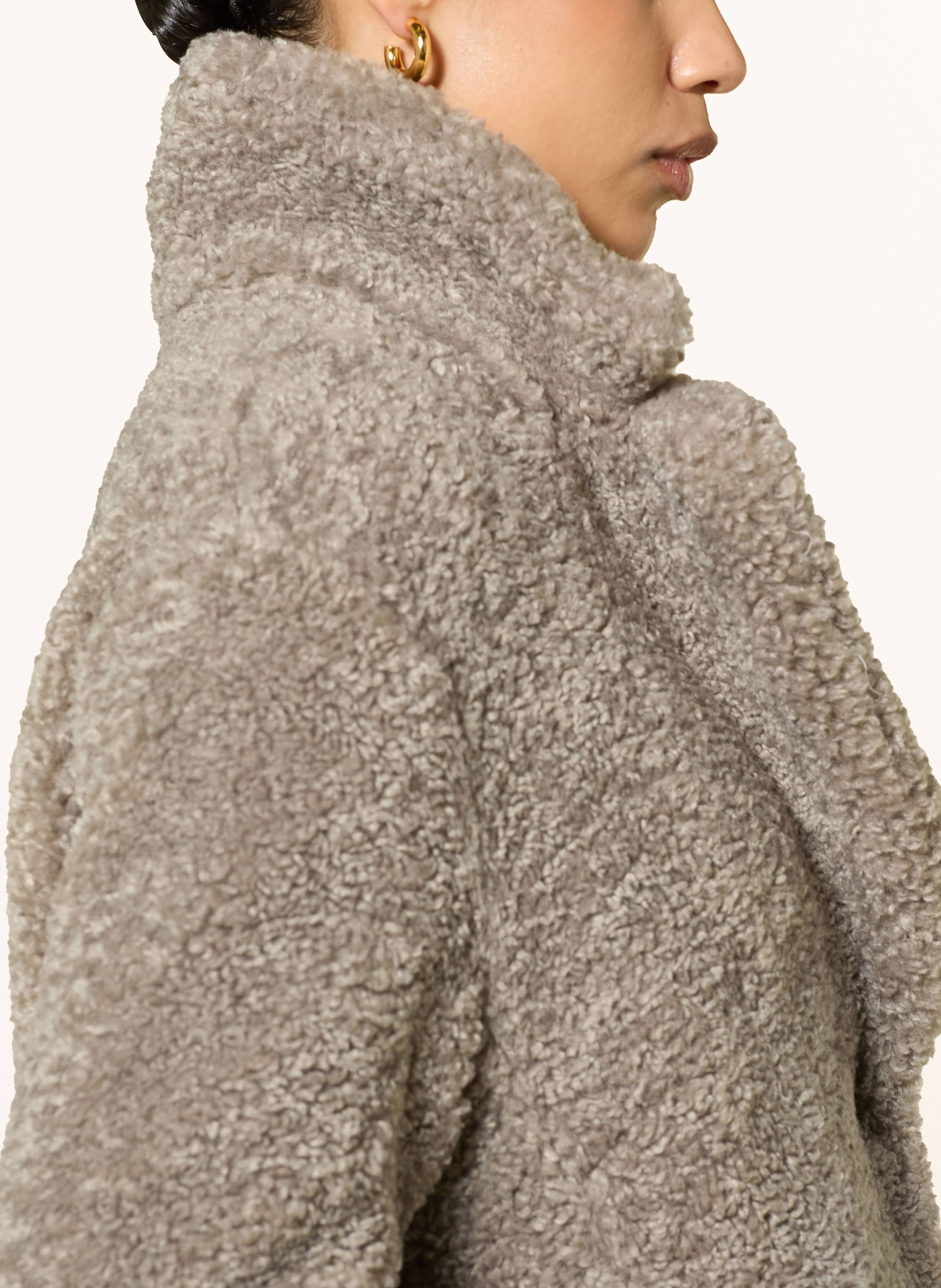 Thumbnail - Lilienfels Teddyfell-Mantel beige