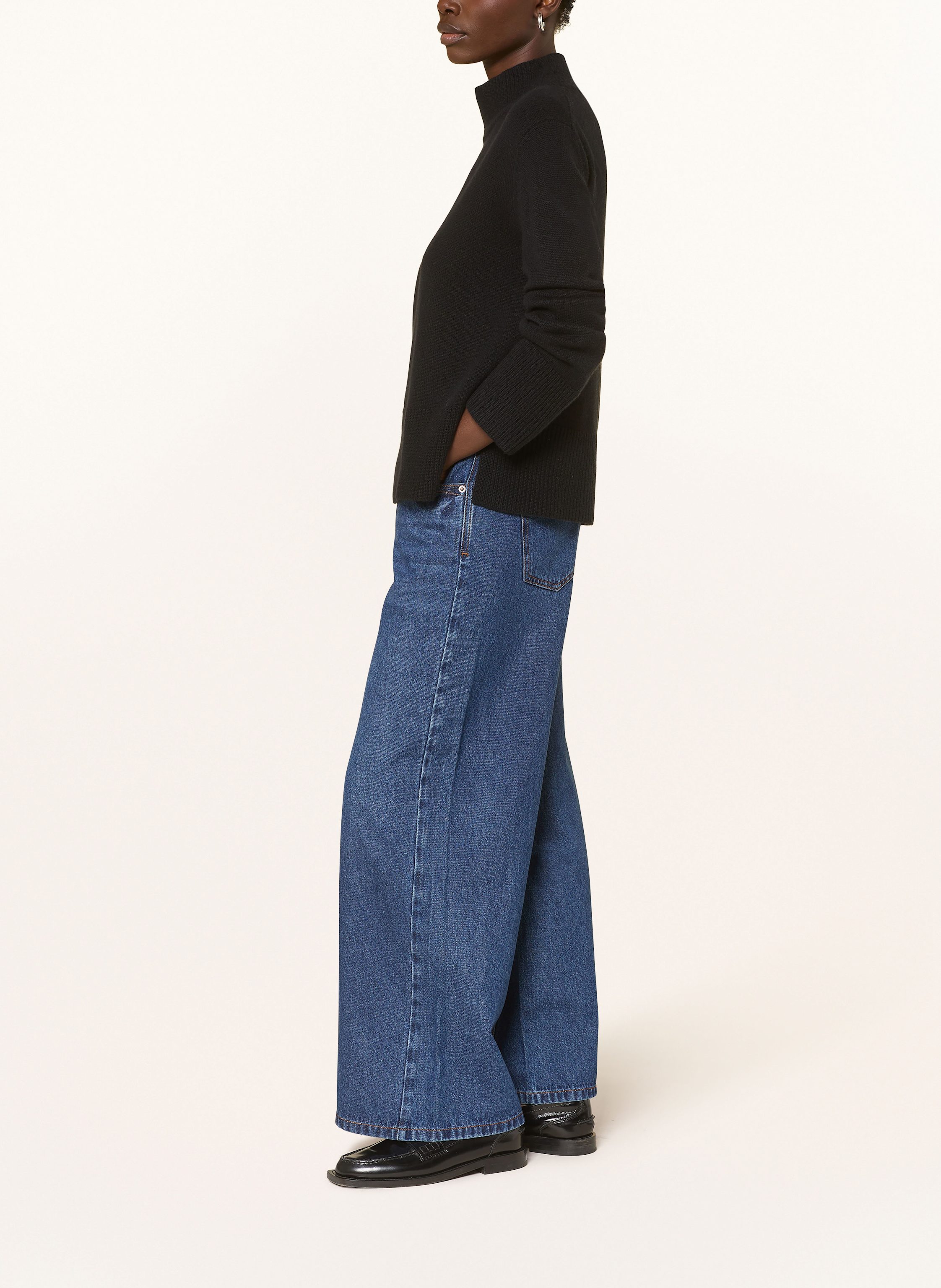 Thumbnail - Darling Harbour Wide Leg Jeans blau