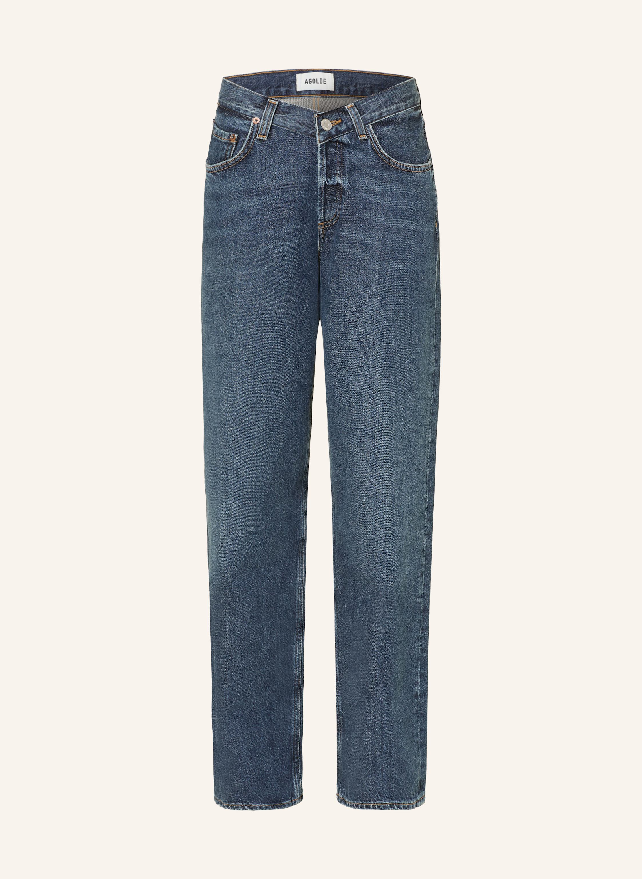 Agolde Straight Leg Jeans V-Waist Baggy blau