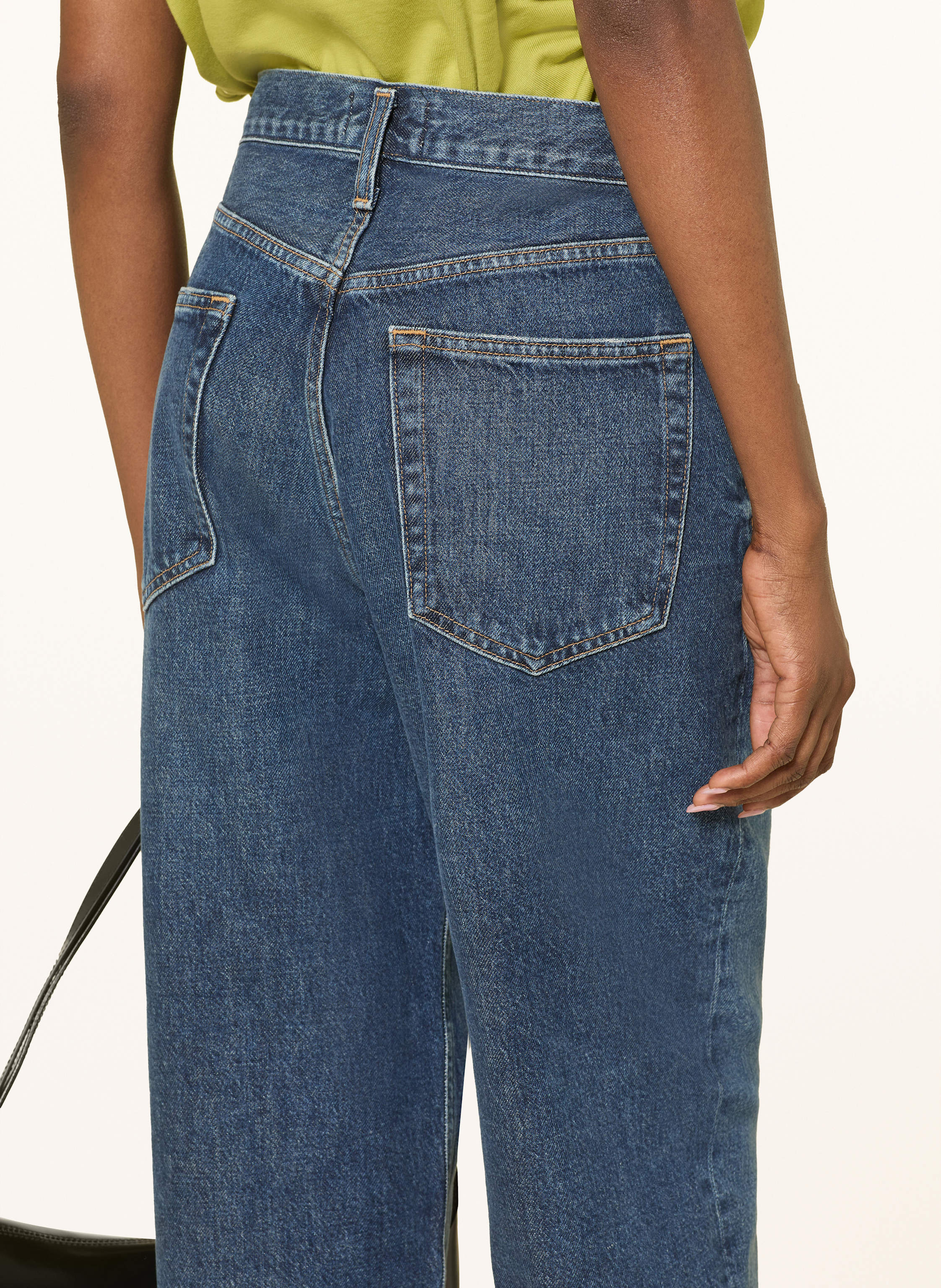 Thumbnail - Agolde Straight Leg Jeans V-Waist Baggy blau