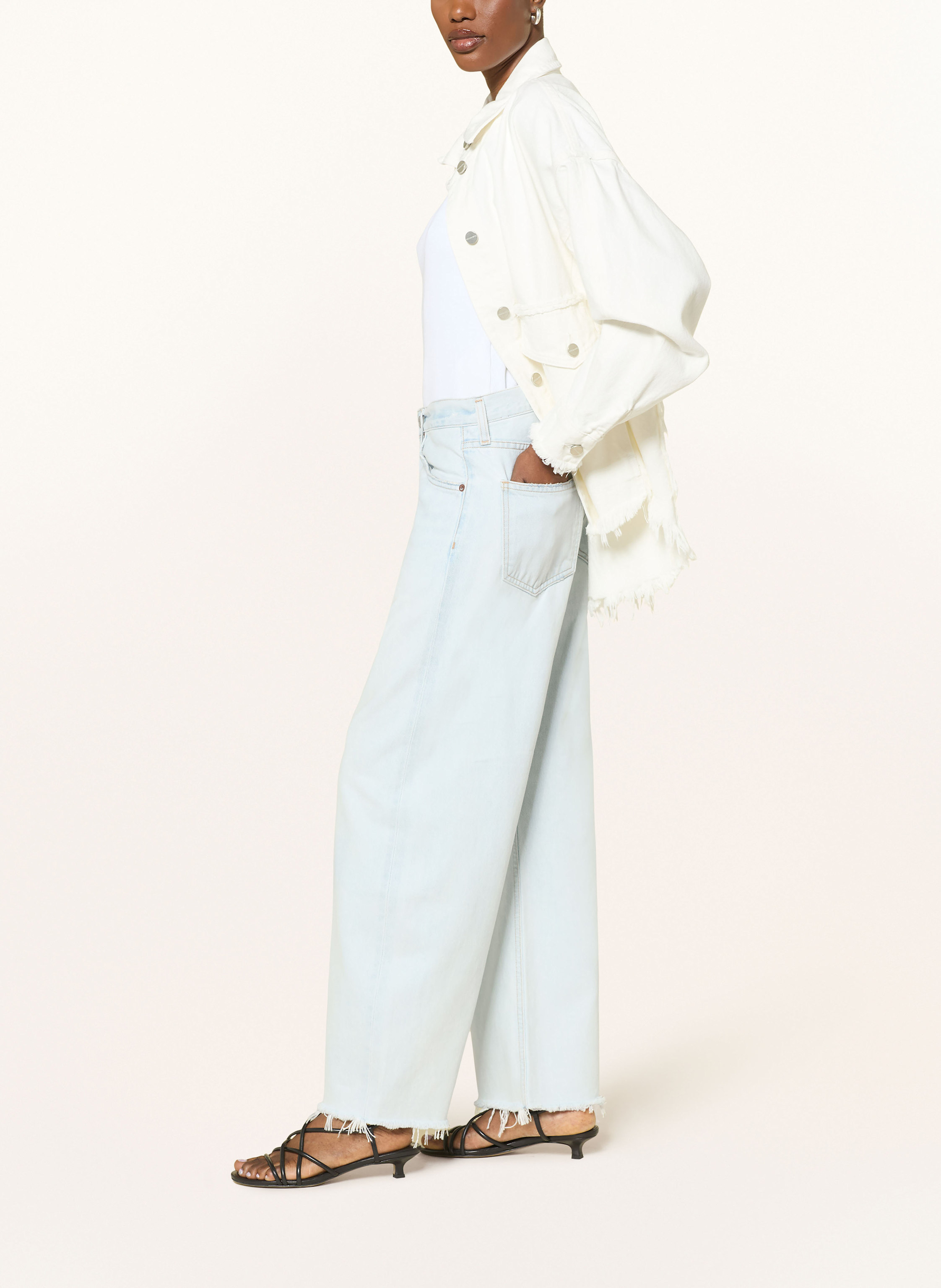 Thumbnail - Agolde Jeans Low Curve Jeans Cropped blau