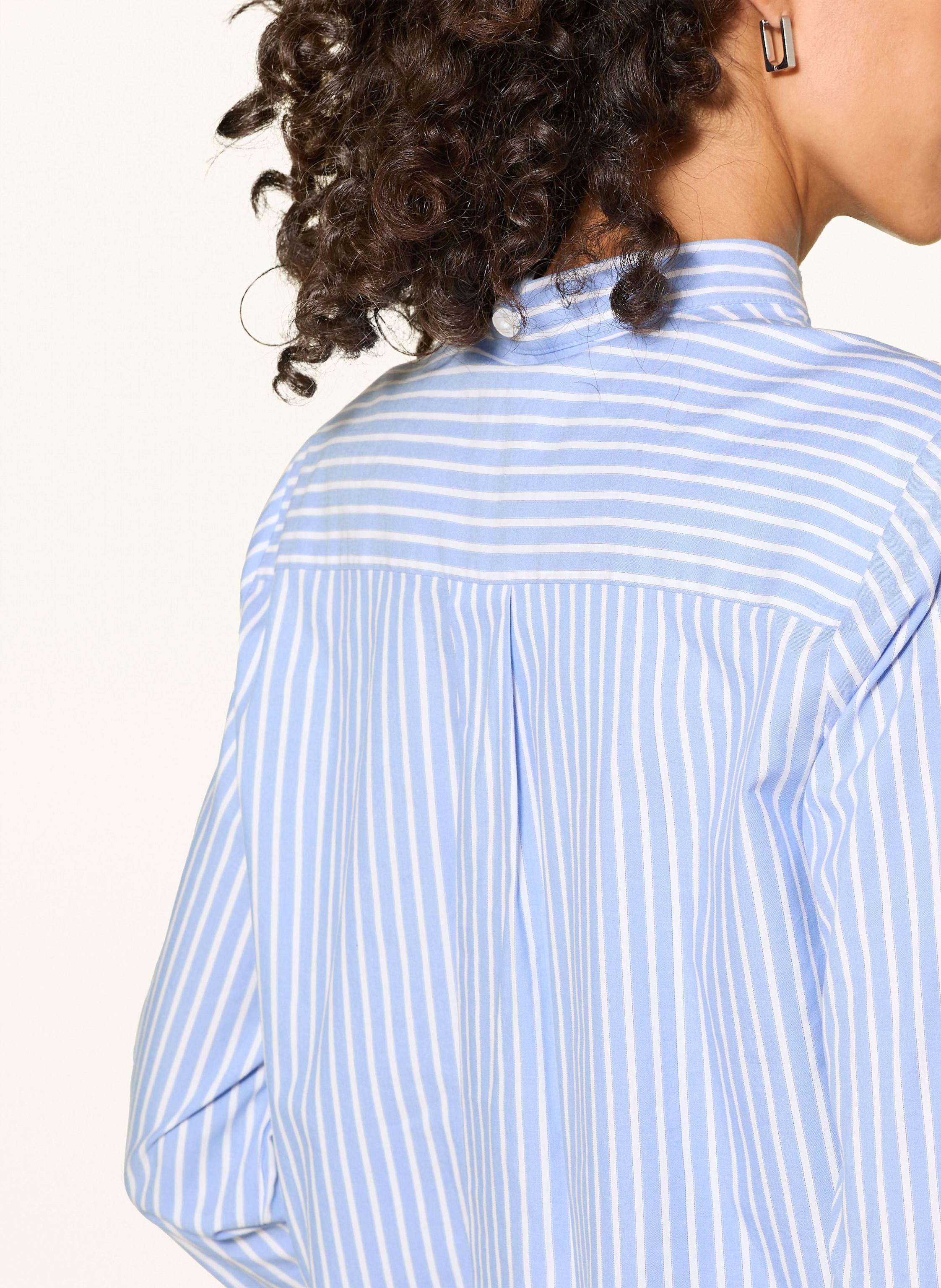 Thumbnail - Milano Italy Bluse Mit Abnehmbarer Schluppe blau
