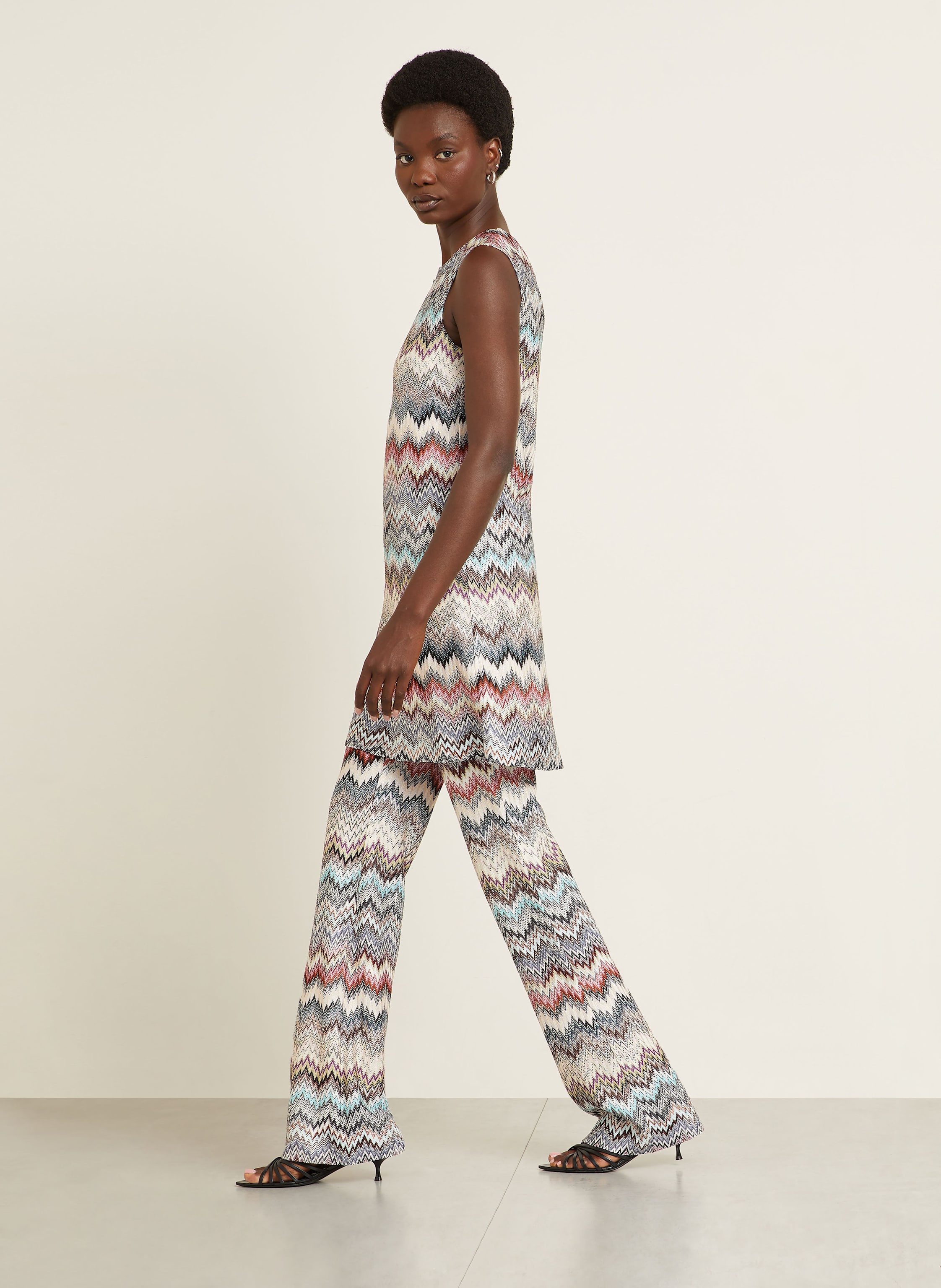 Thumbnail - Missoni Strickhose blau