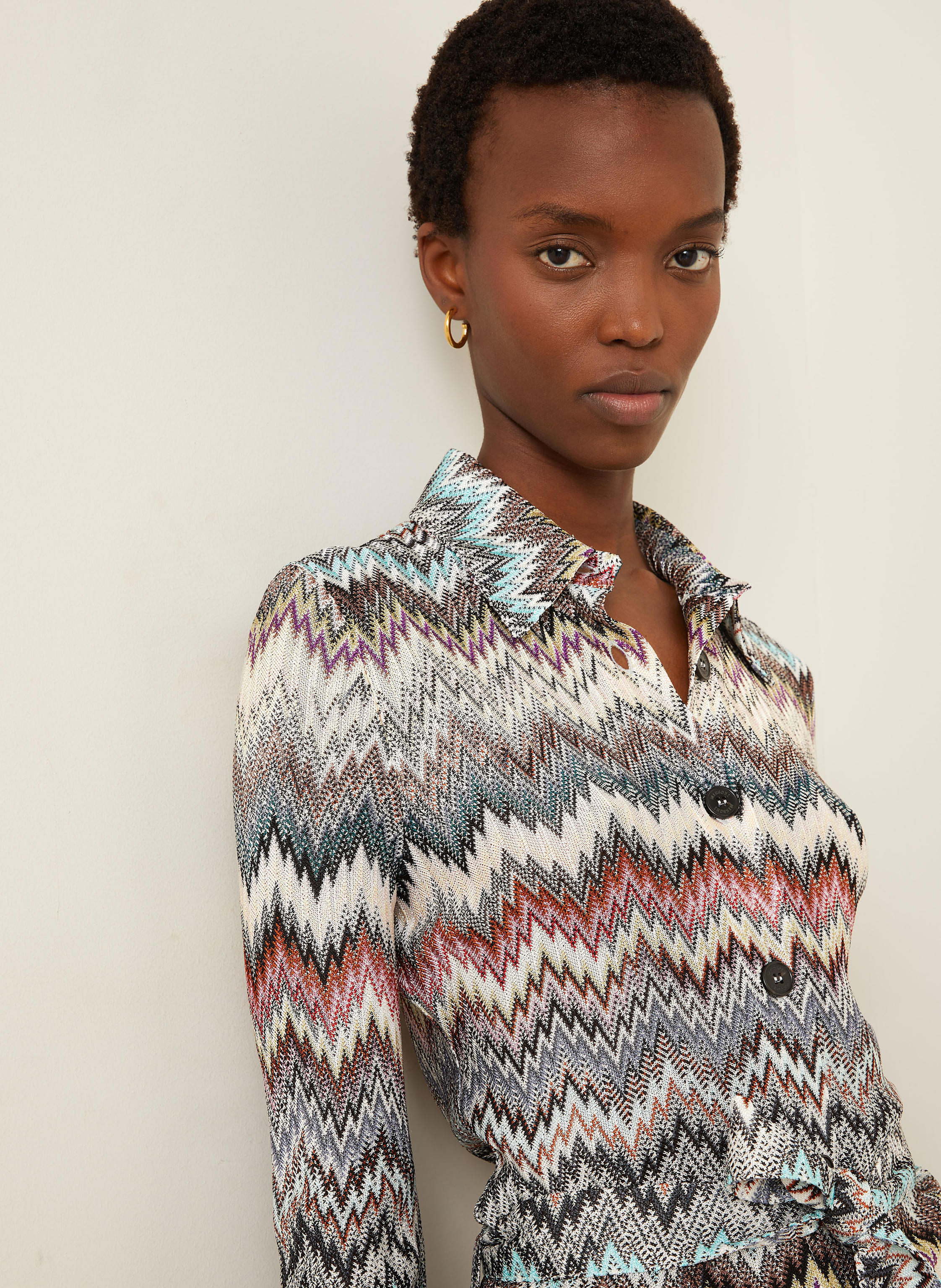 Thumbnail - Missoni Hemdblusenkleid blau