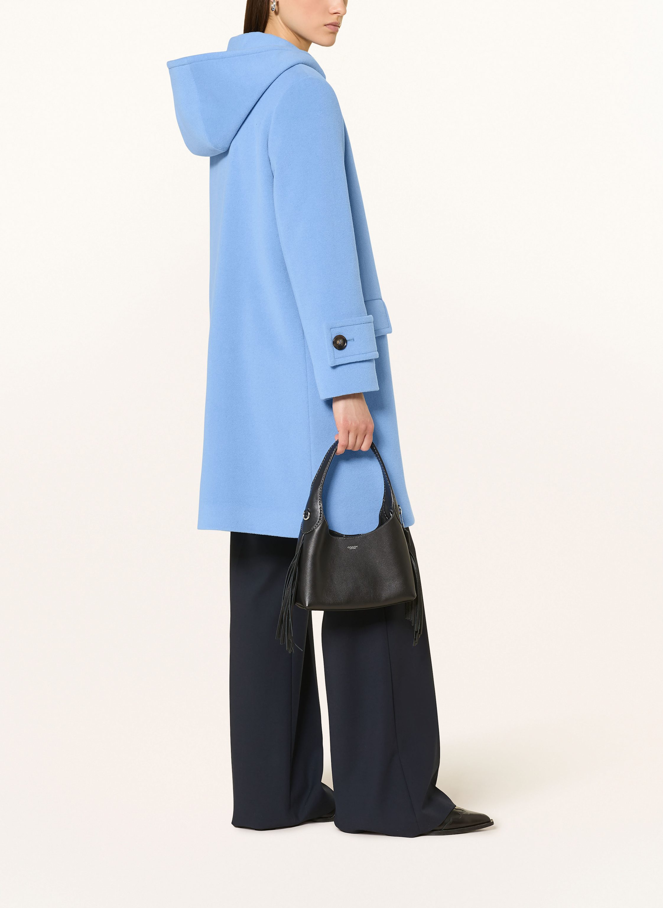 Thumbnail - Icons Cinzia Rocca Wollmantel blau