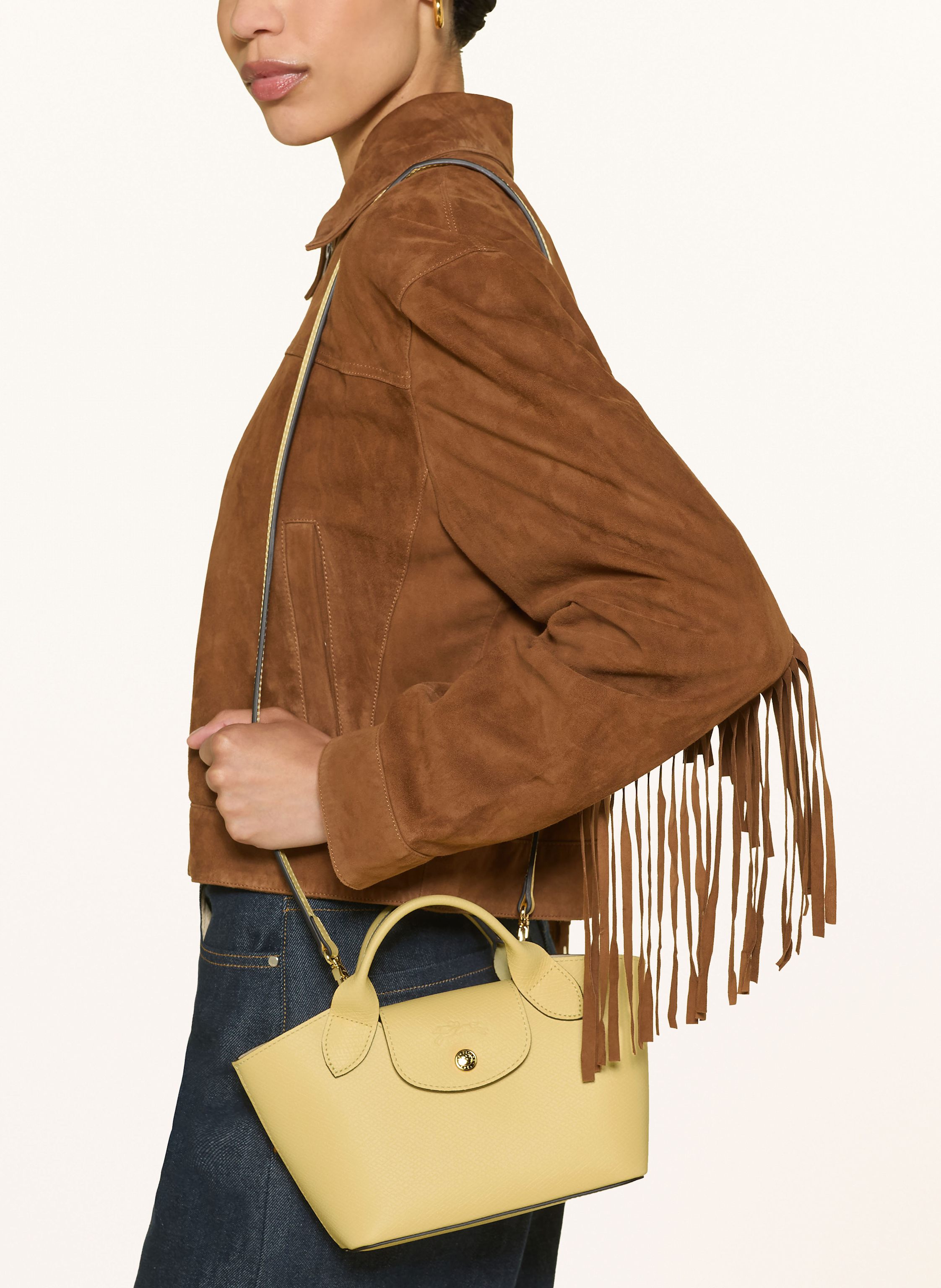 Thumbnail - Longchamp Umhängetasche Epure Xs gelb