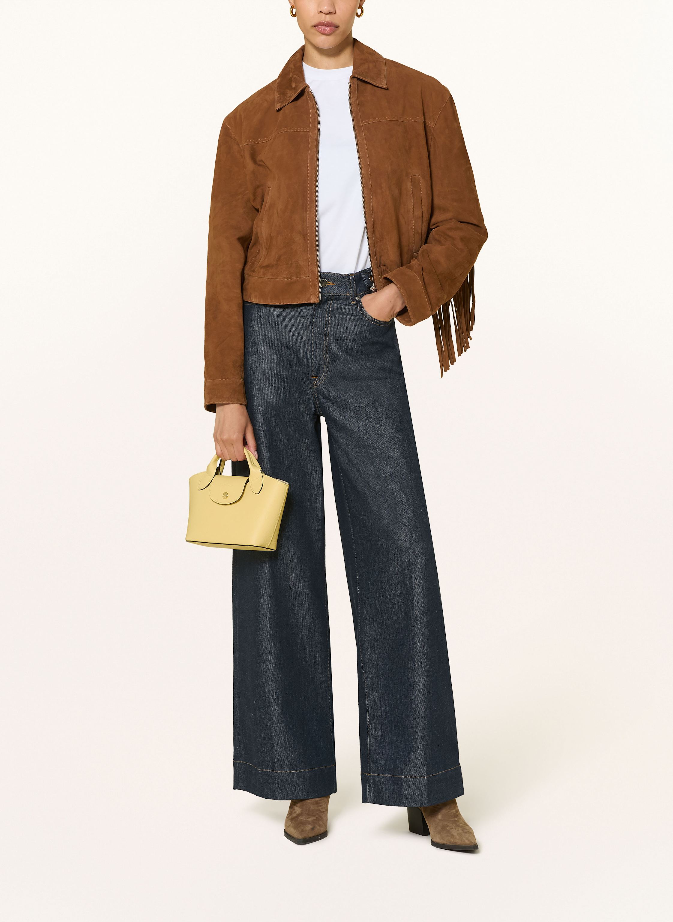 Thumbnail - Longchamp Umhängetasche Epure Xs gelb