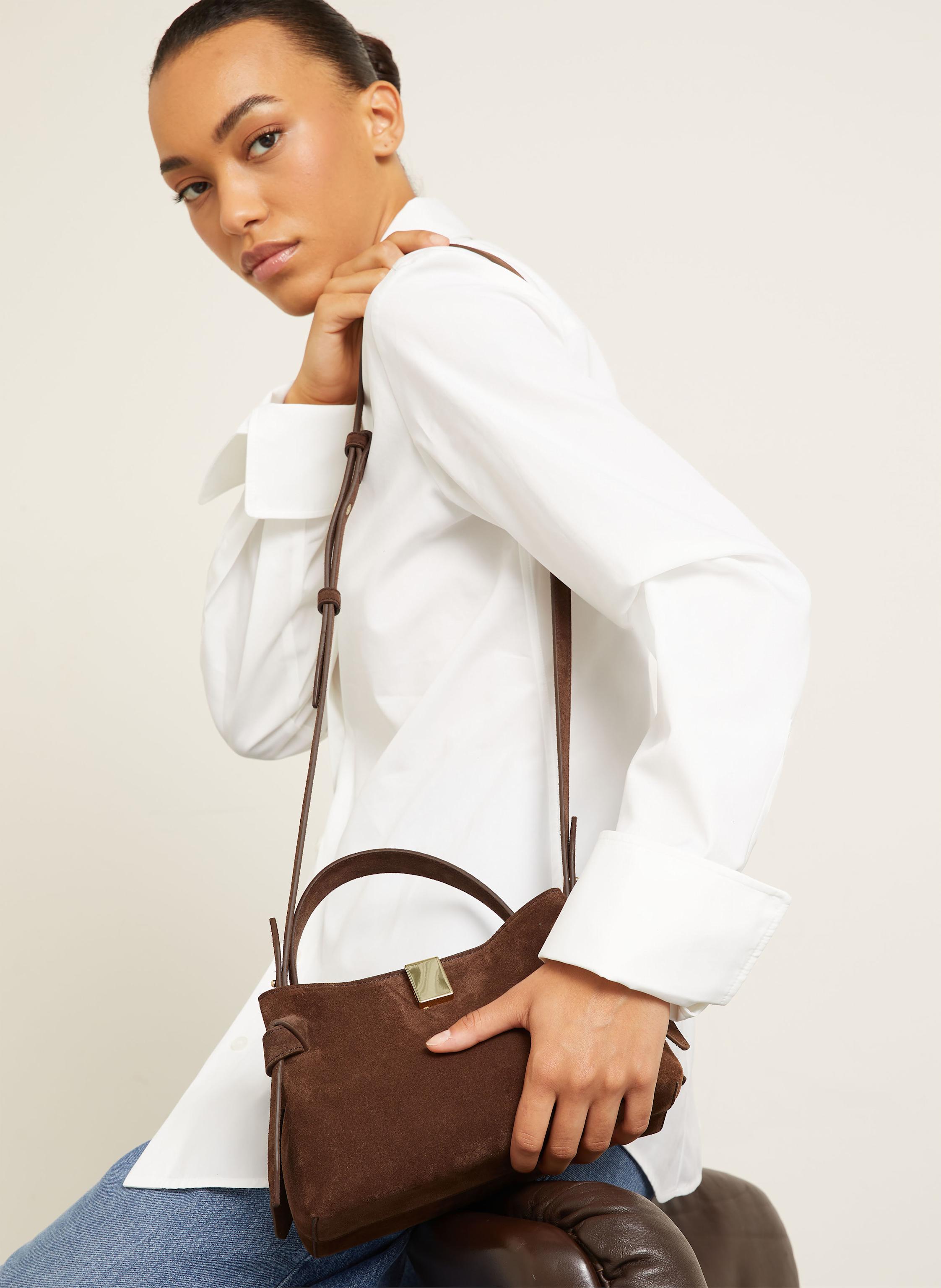 Thumbnail - Yuzefi Handtasche Gyoza Mini braun