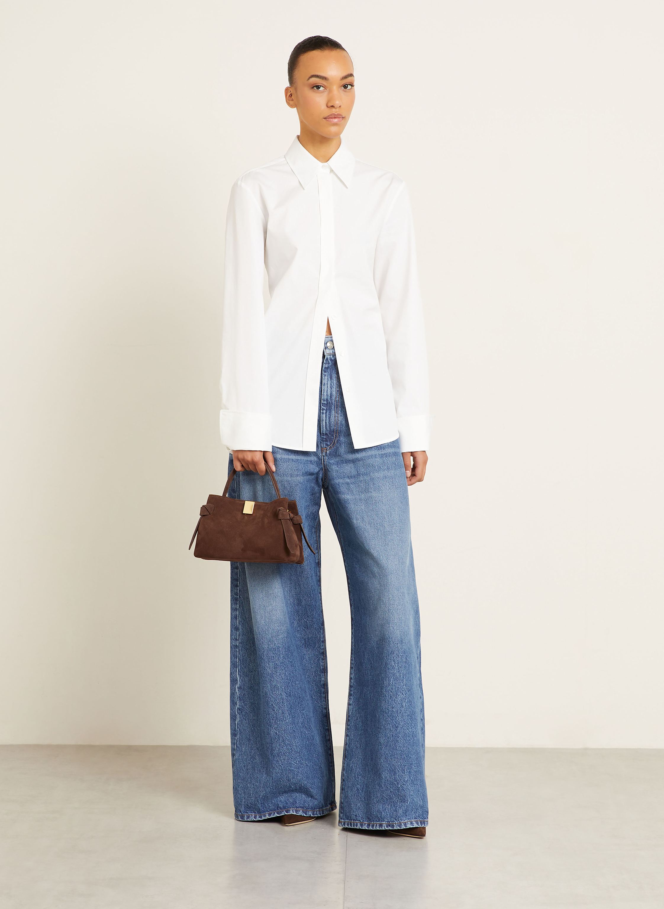 Thumbnail - Yuzefi Handtasche Gyoza Mini braun