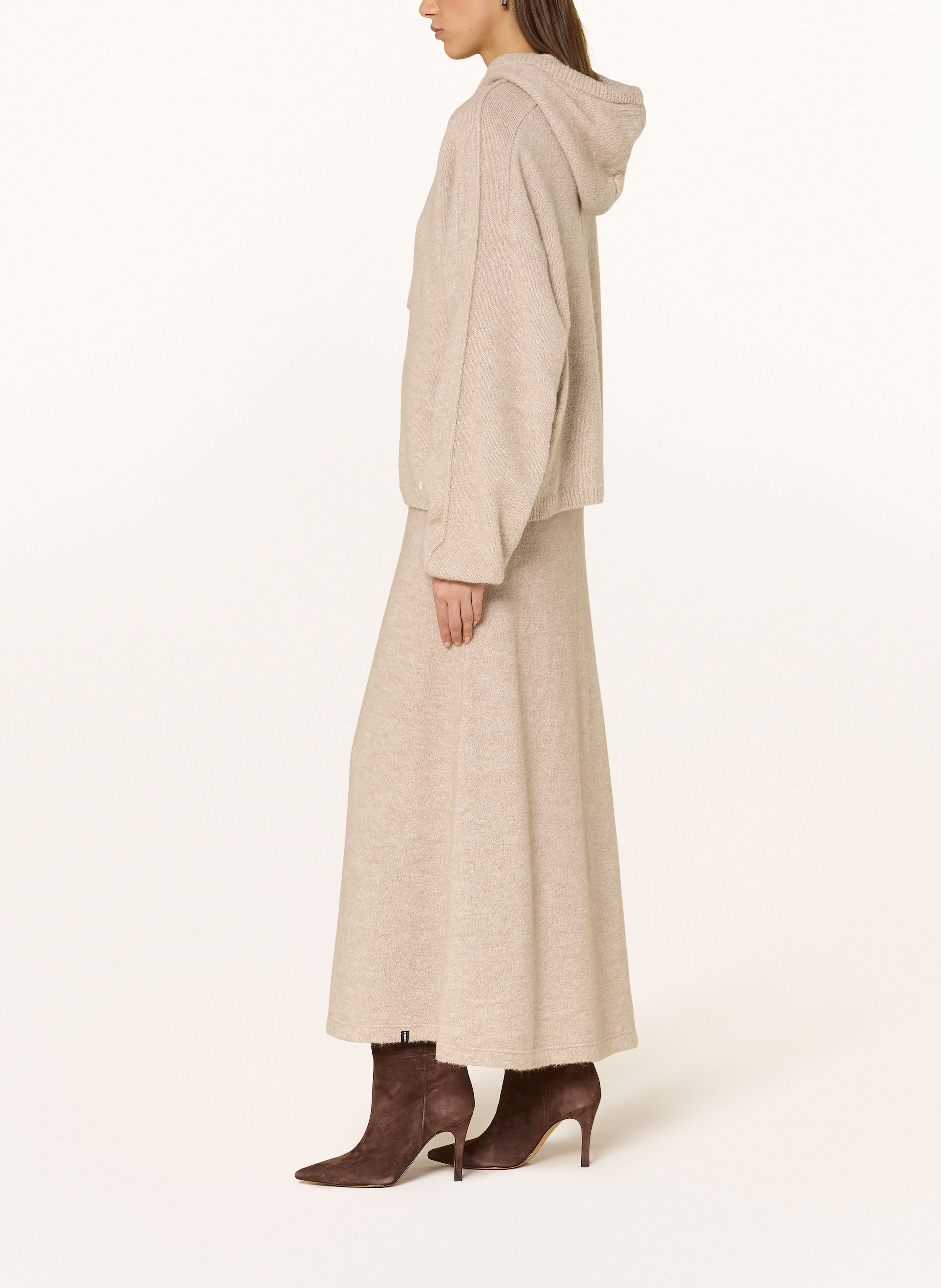 Thumbnail - Elias Rumelis Strick-Hoodie Gianna beige