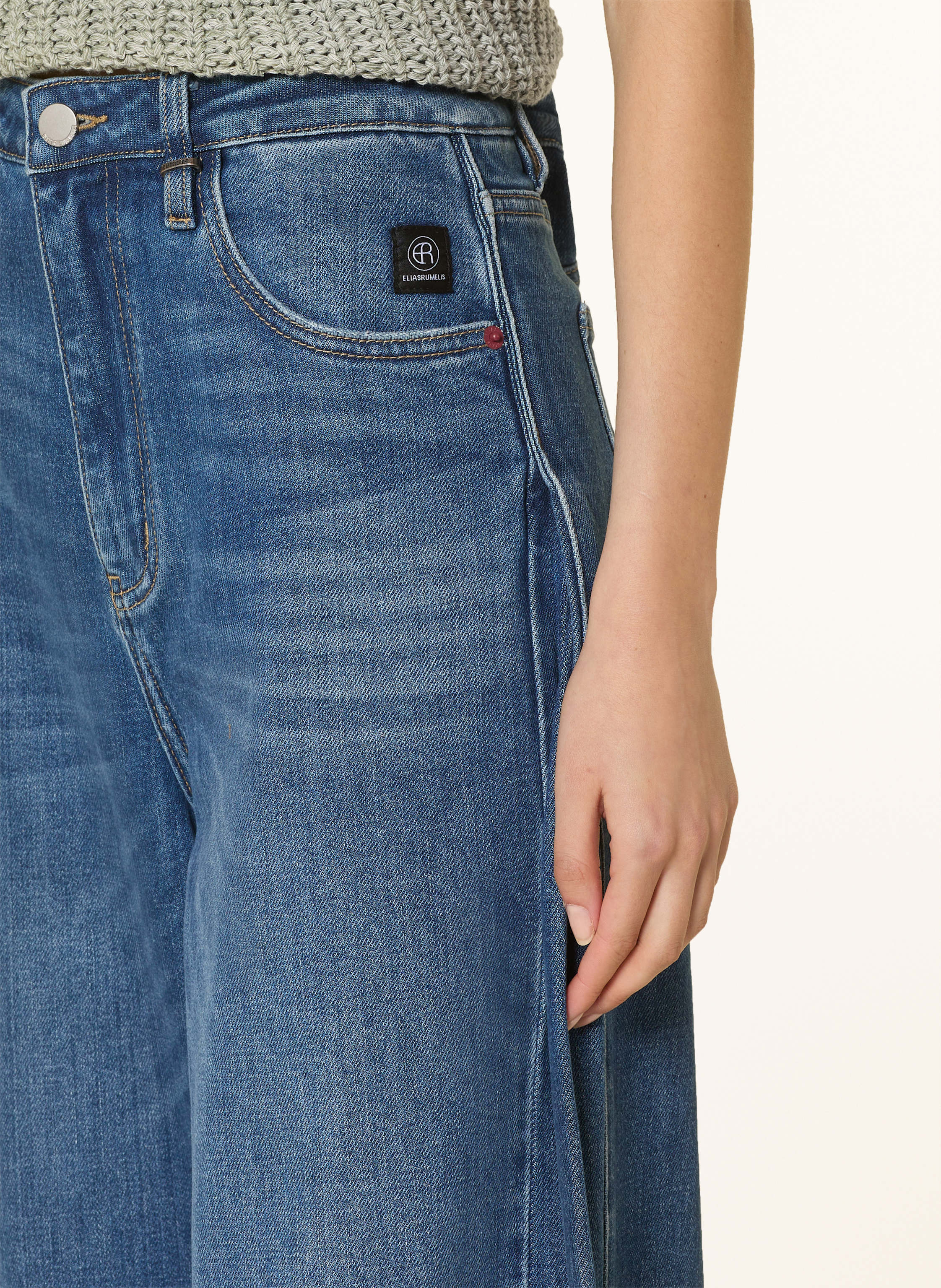 Thumbnail - Elias Rumelis Wide Leg Jeans Eireen blau