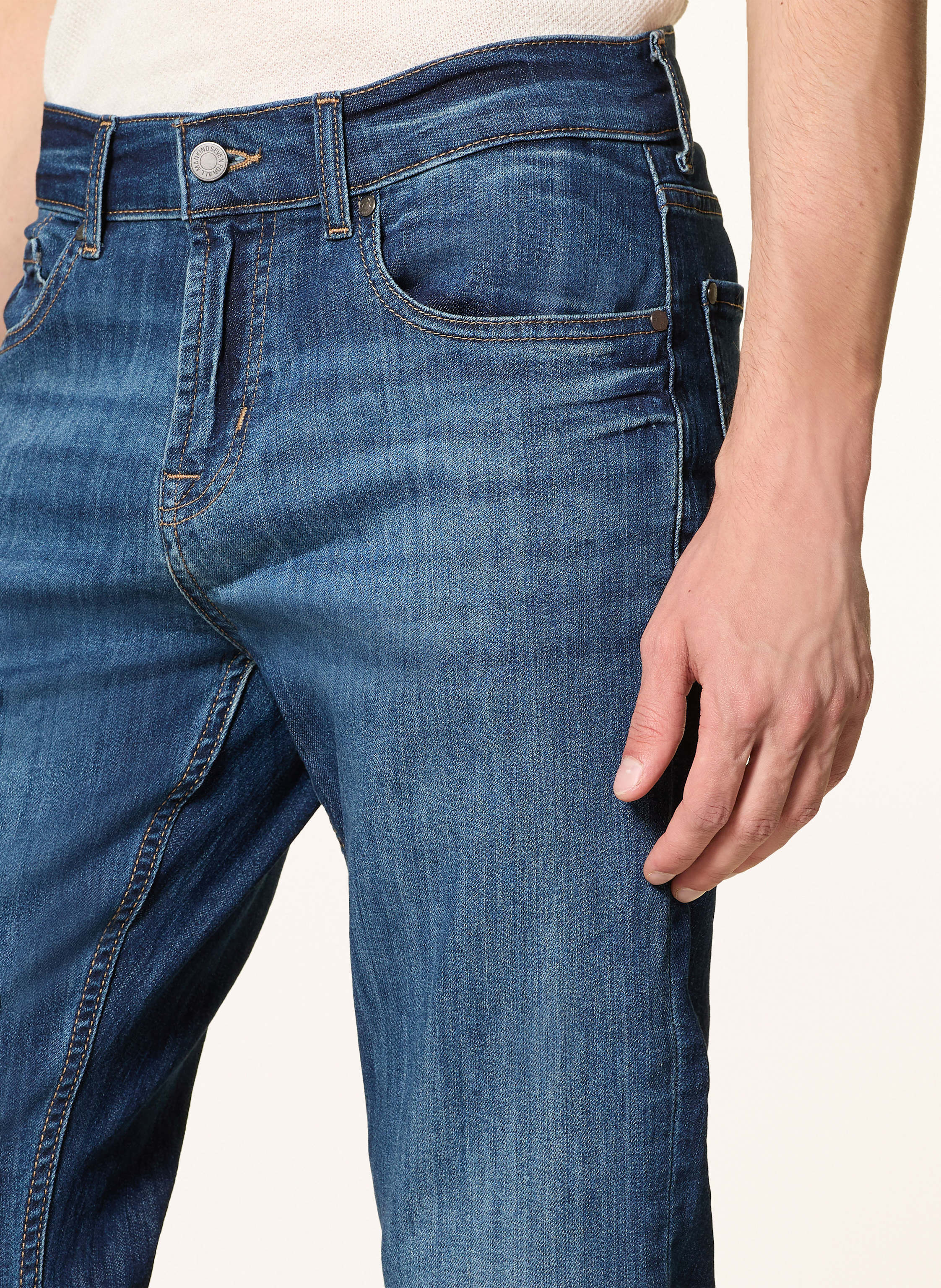 Thumbnail - 7 For All Mankind Jeans Slimmy Slim Fit blau