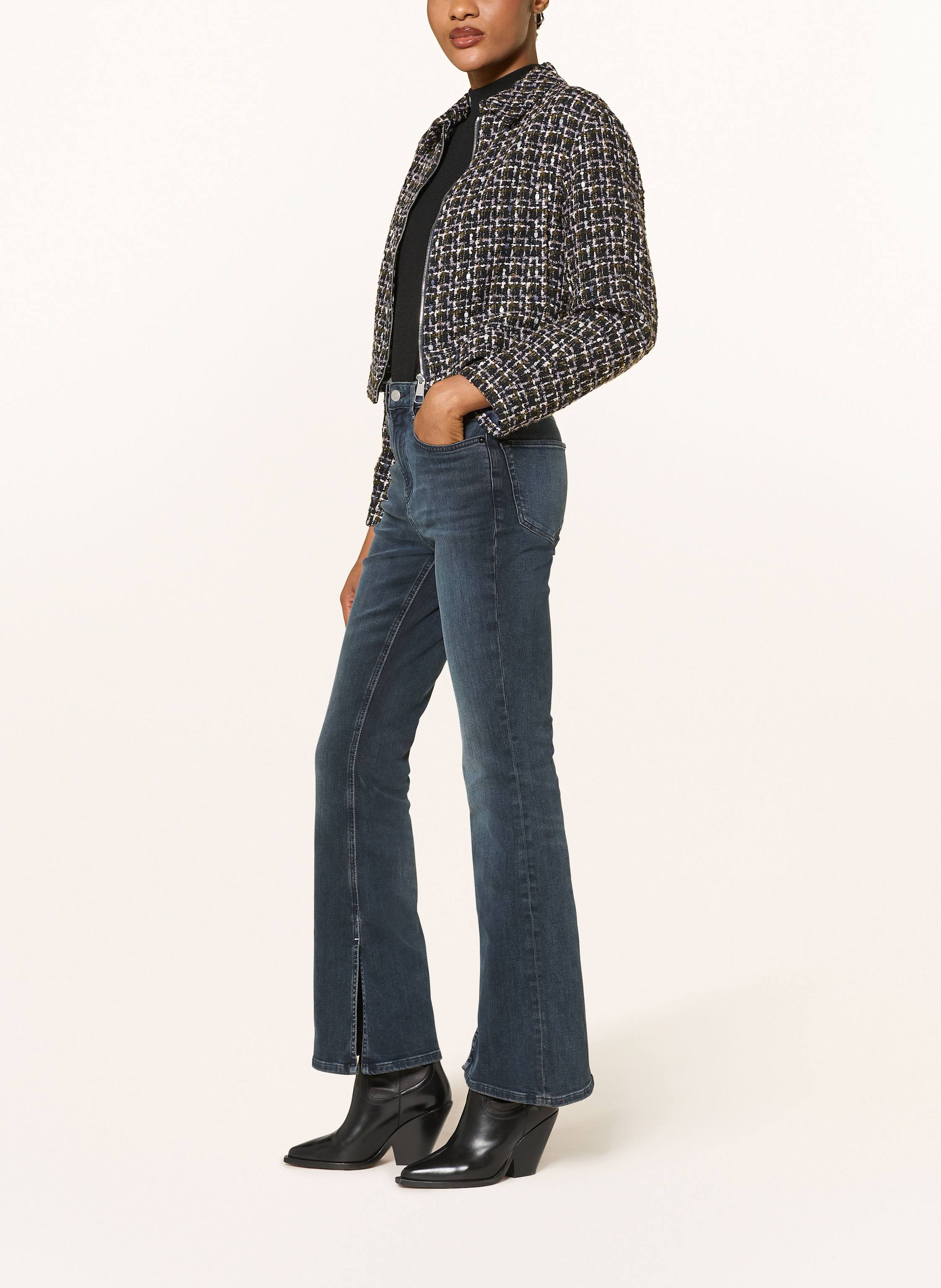 Thumbnail - Boss Bootcut Jeans Rosa blau