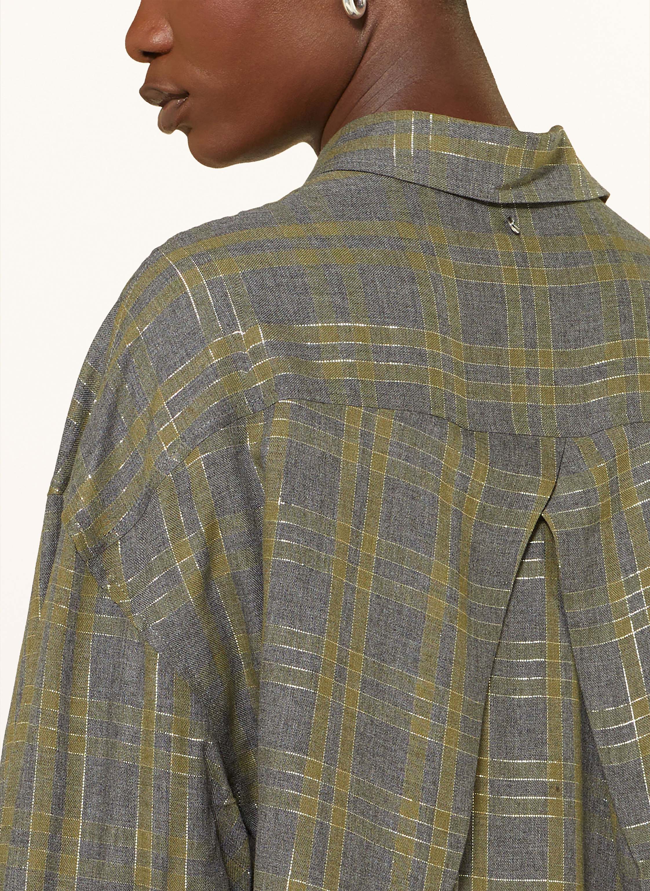 Thumbnail - Boss Hemdbluse Bostaffa Mit Glitzergarn weiss