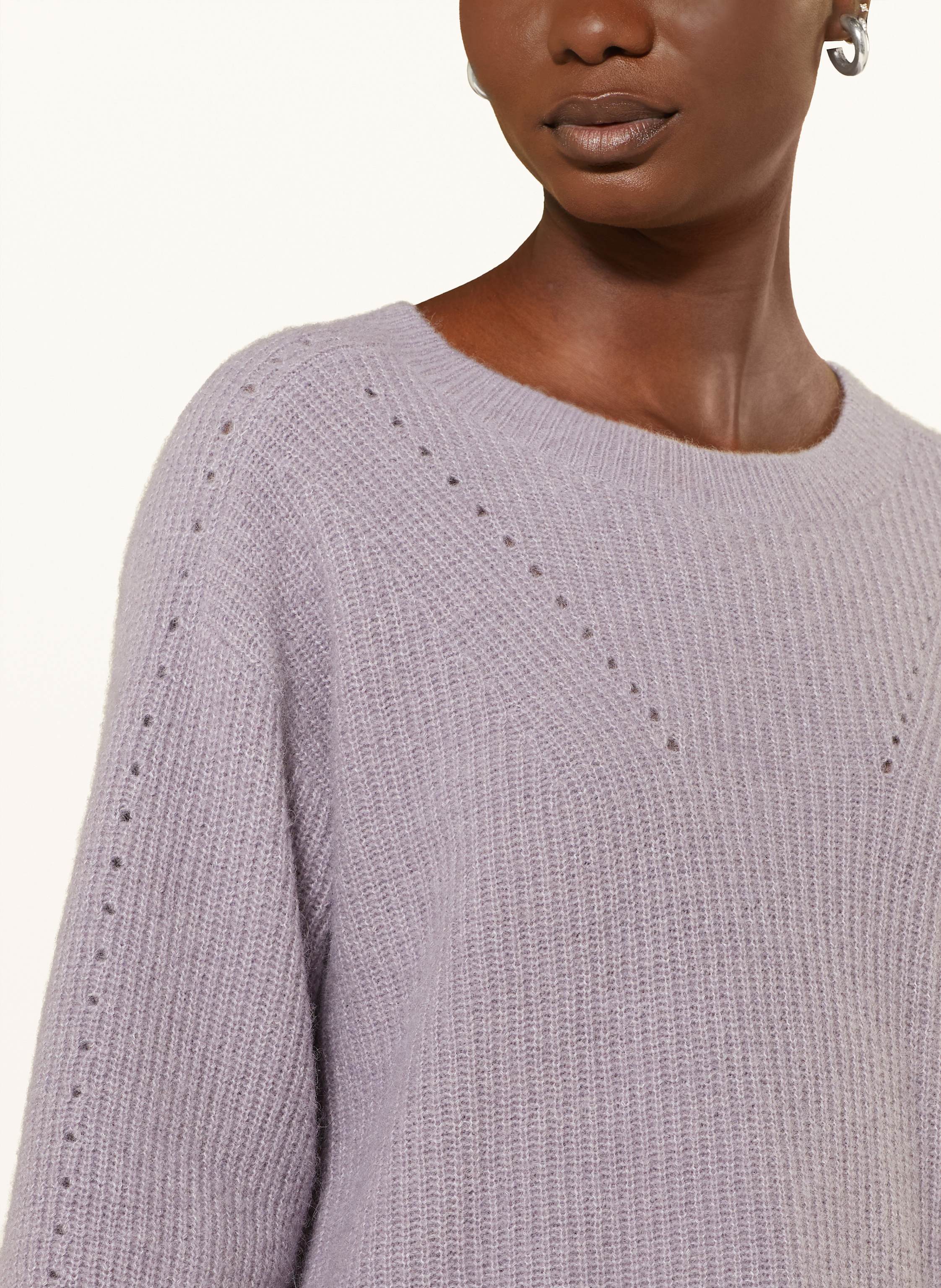 Thumbnail - Boss Pullover Fenne Mit Alpaka lila