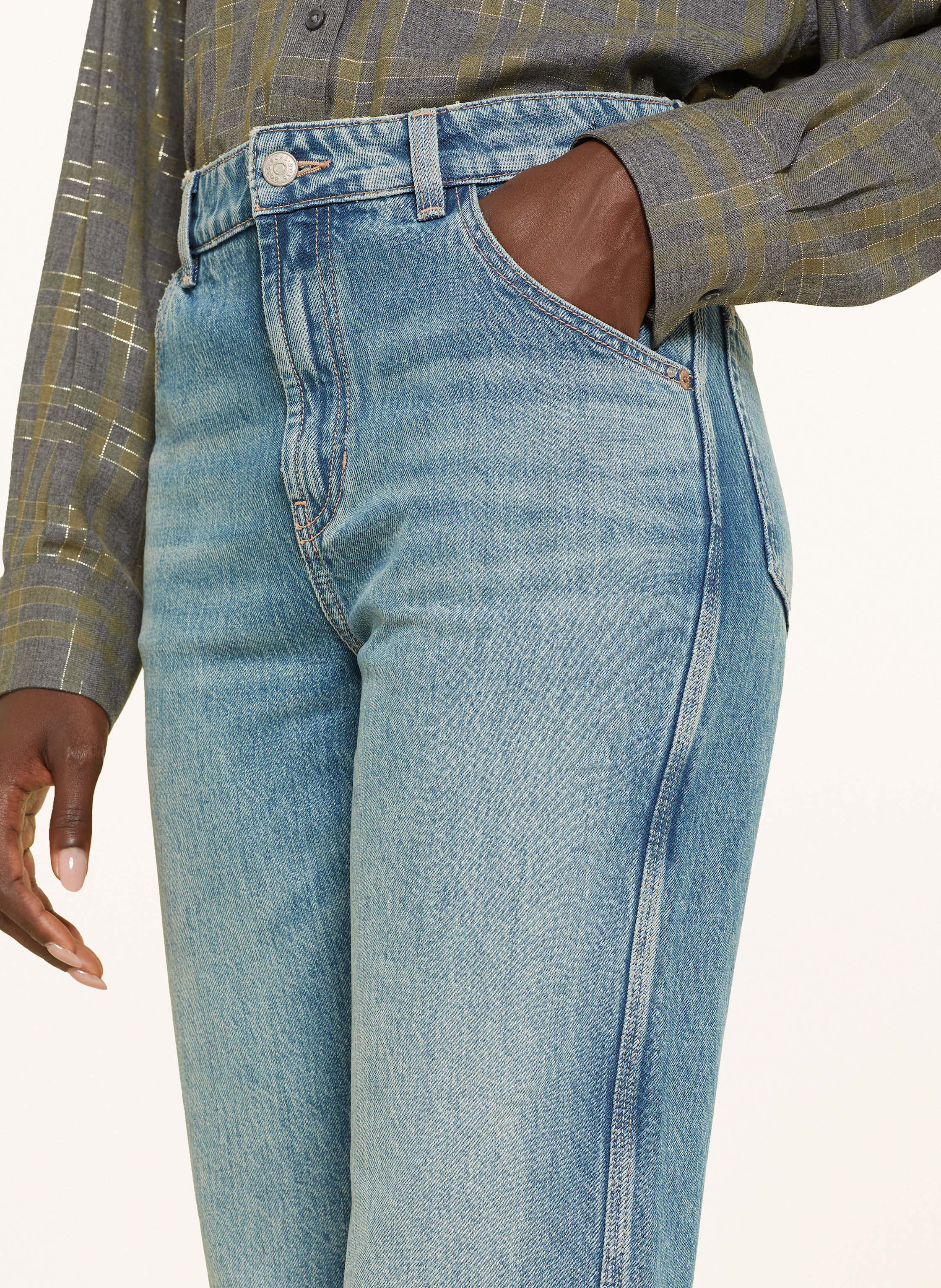 Thumbnail - Boss Straight Jeans Ada gruen