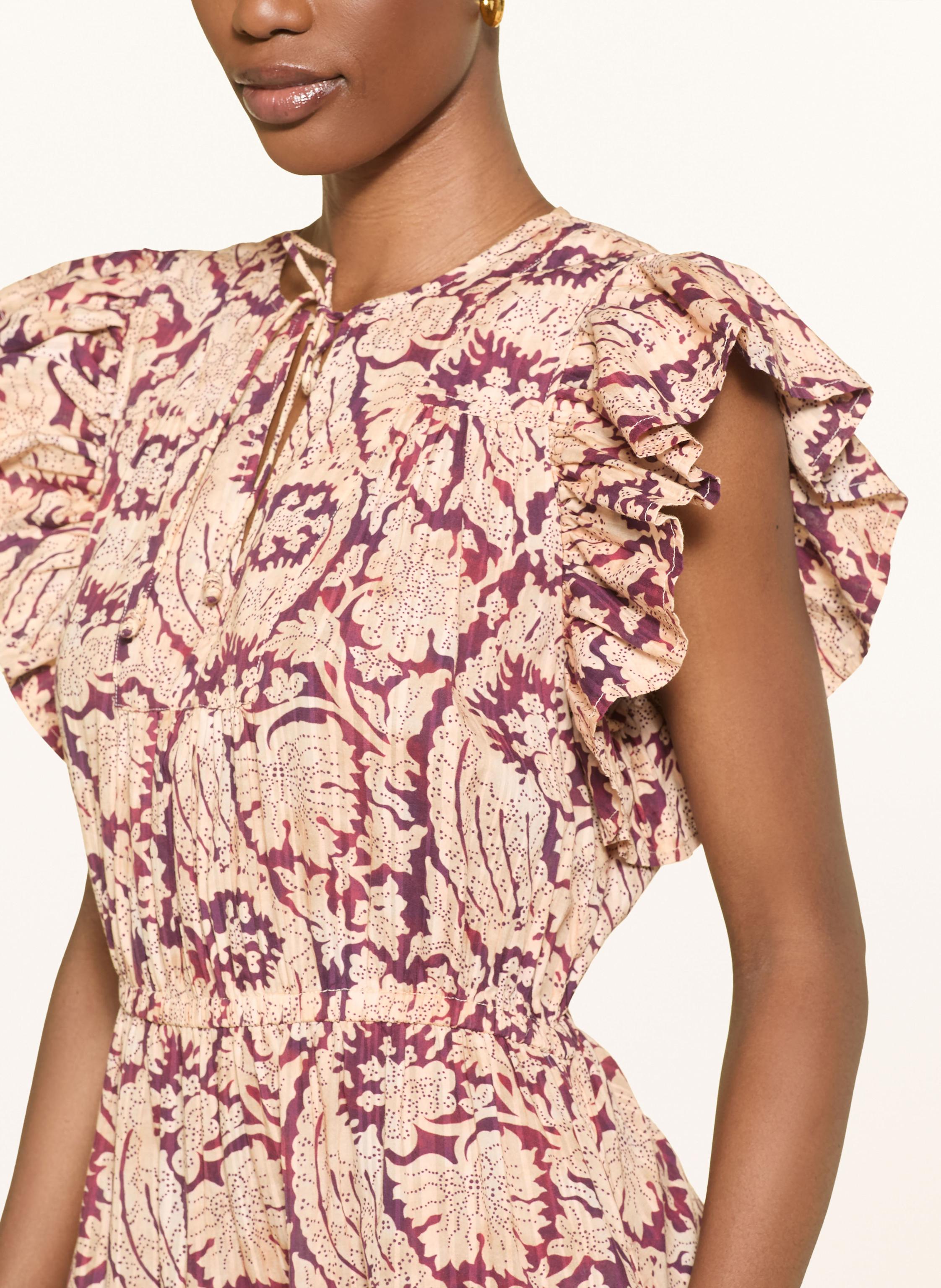 Thumbnail - Ulla Johnson Kleid Kairi Mit Volants braun