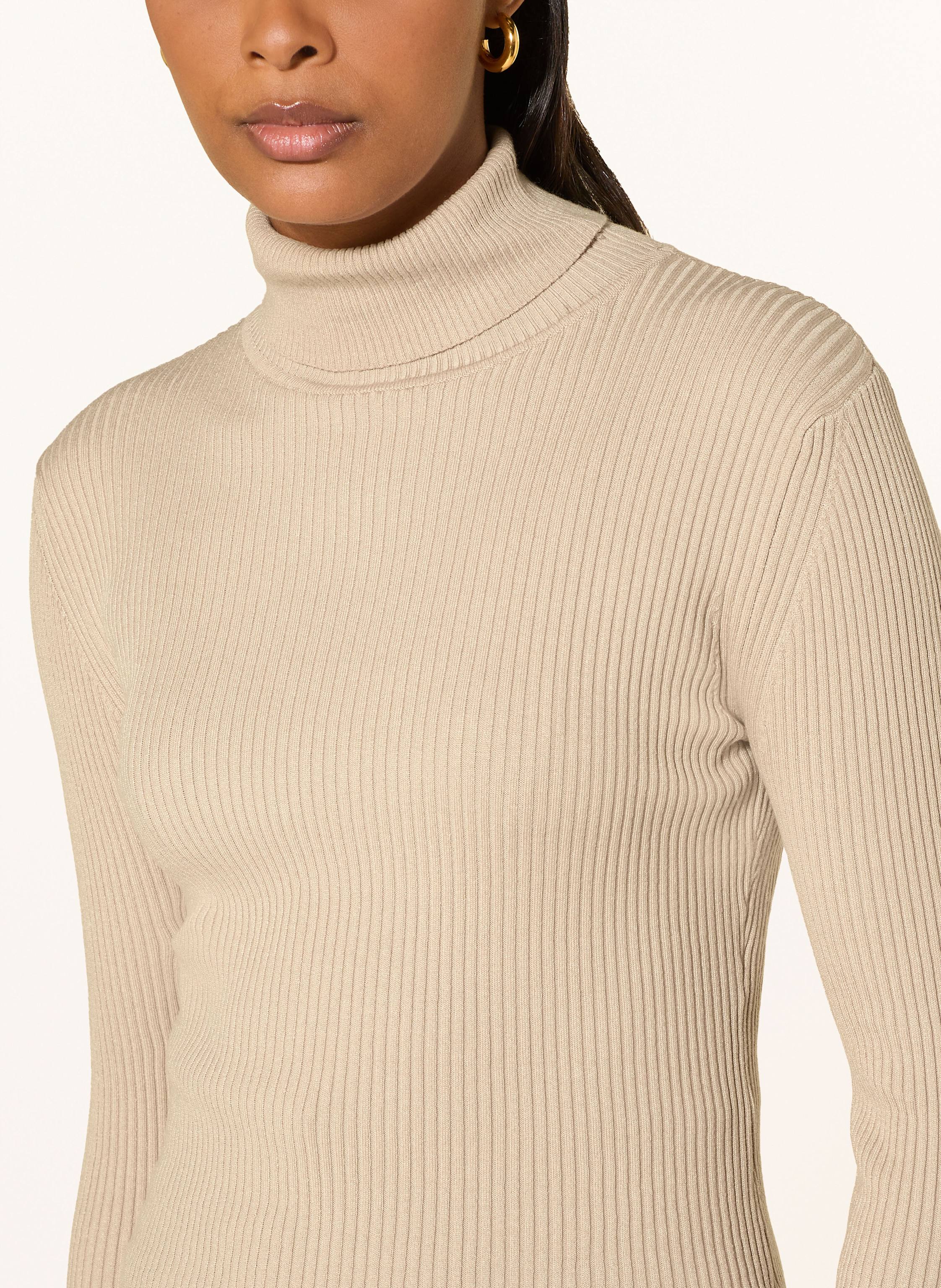 Thumbnail - Marc Aurel Rollkragenpullover beige