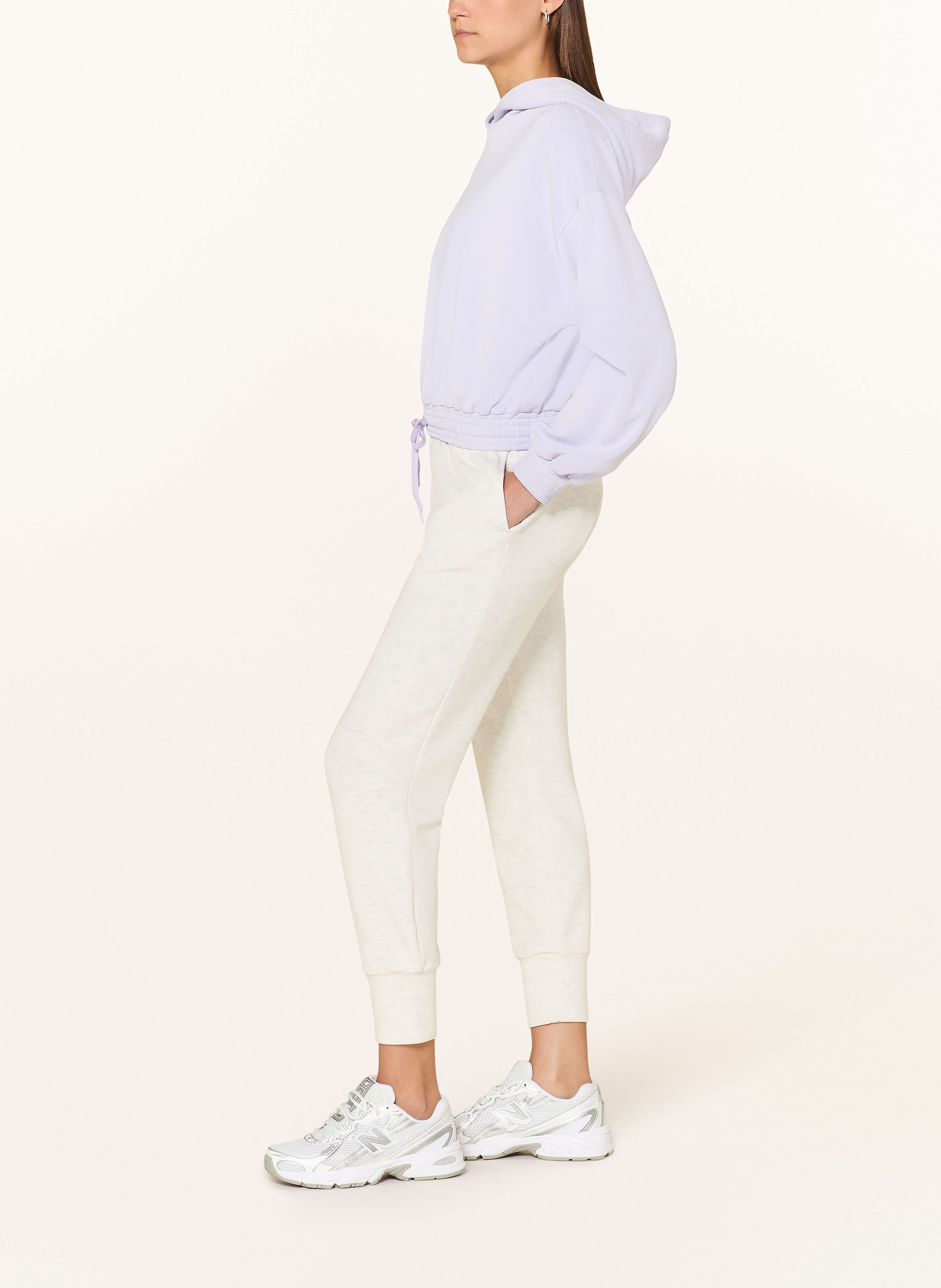 Thumbnail - Sweaty Betty Hoodie Sand Wash lila