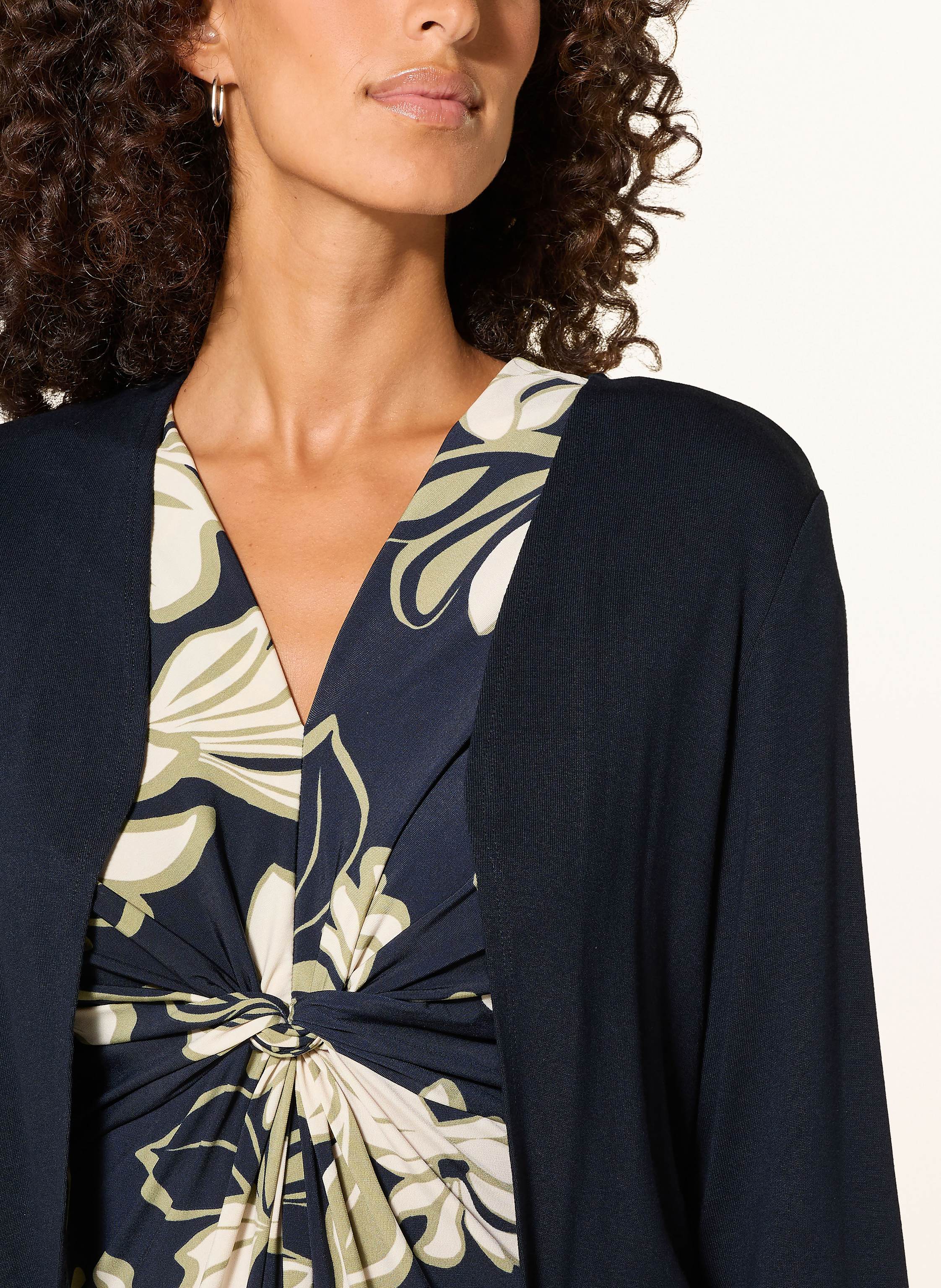 Thumbnail - Betty Barclay Strickbolero Mit 3/4-Arm blau