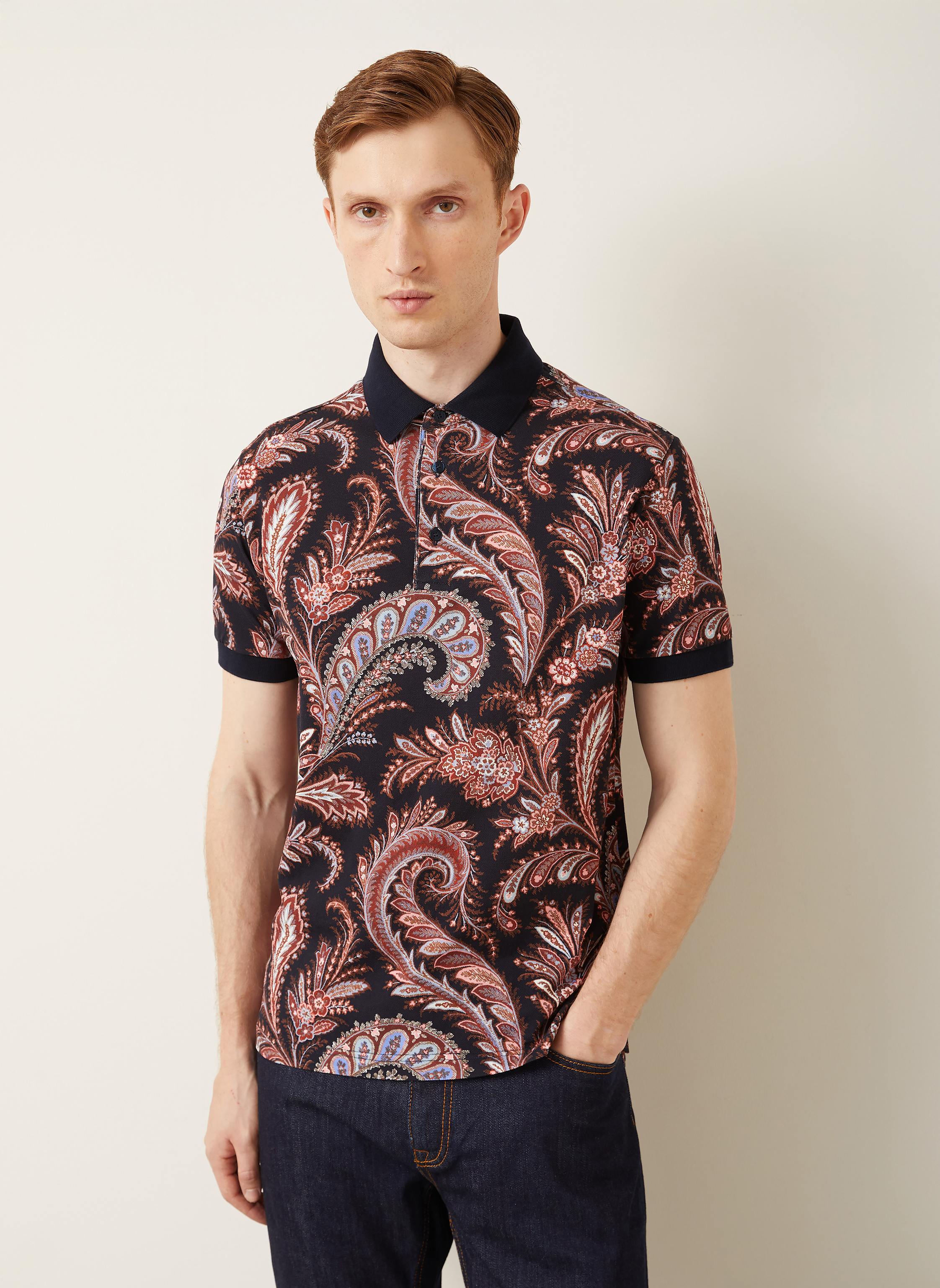 Thumbnail - Etro Piqué-Poloshirt Regular Fit schwarz