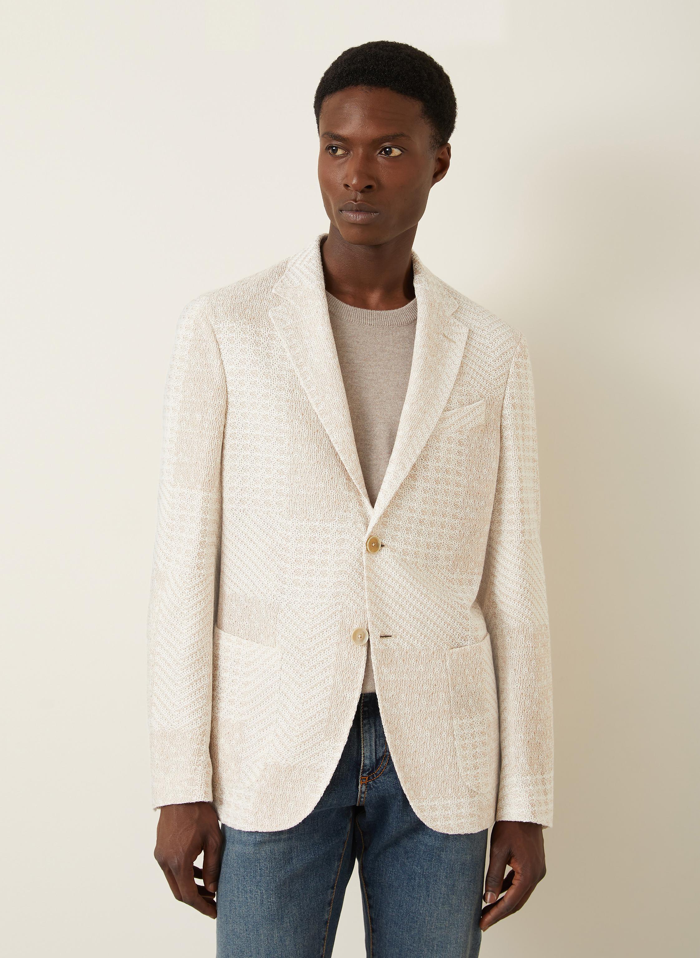 Thumbnail - Etro Strick-Sakko Regular Fit beige